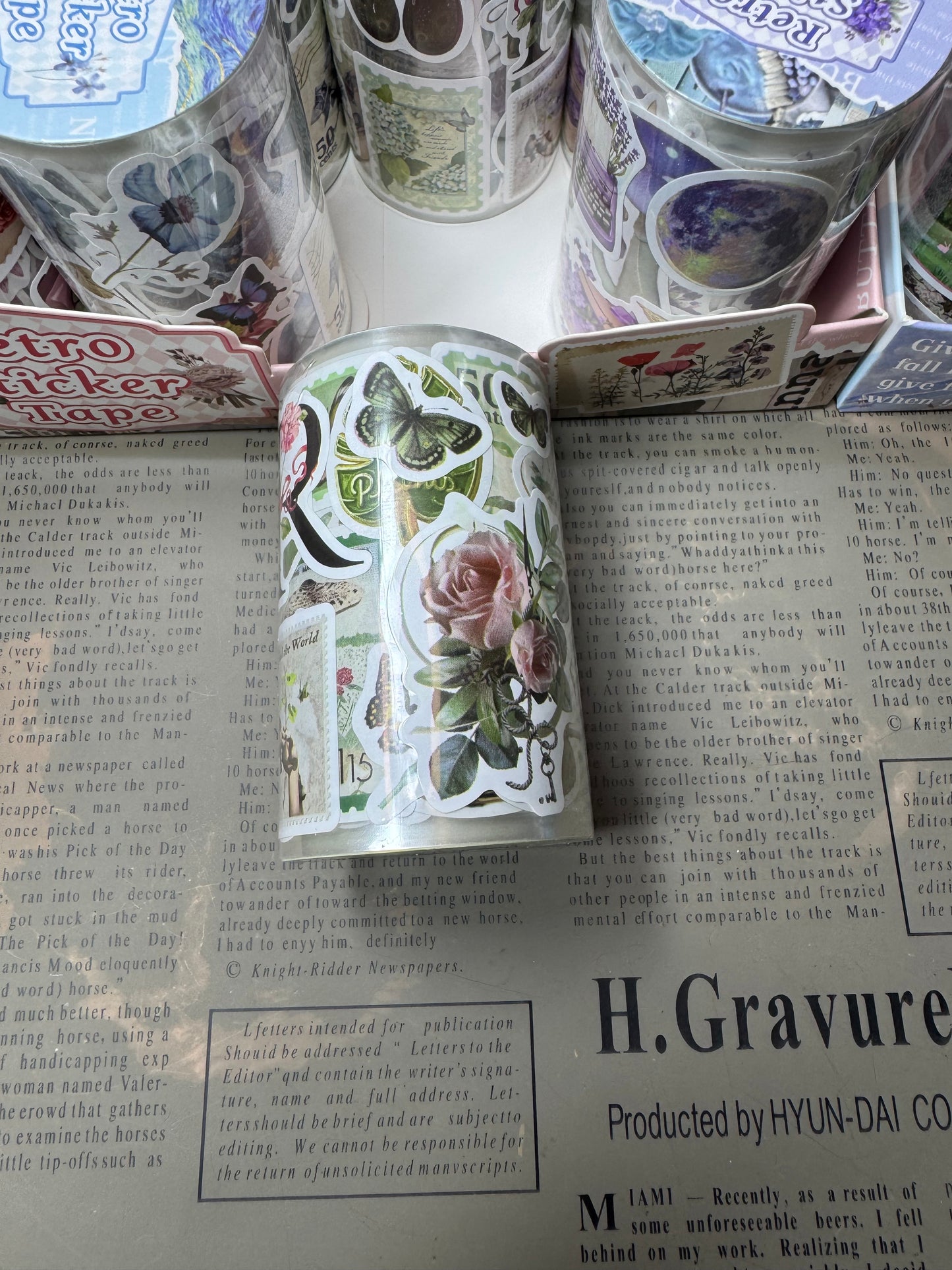 Retro Sticker Tape
