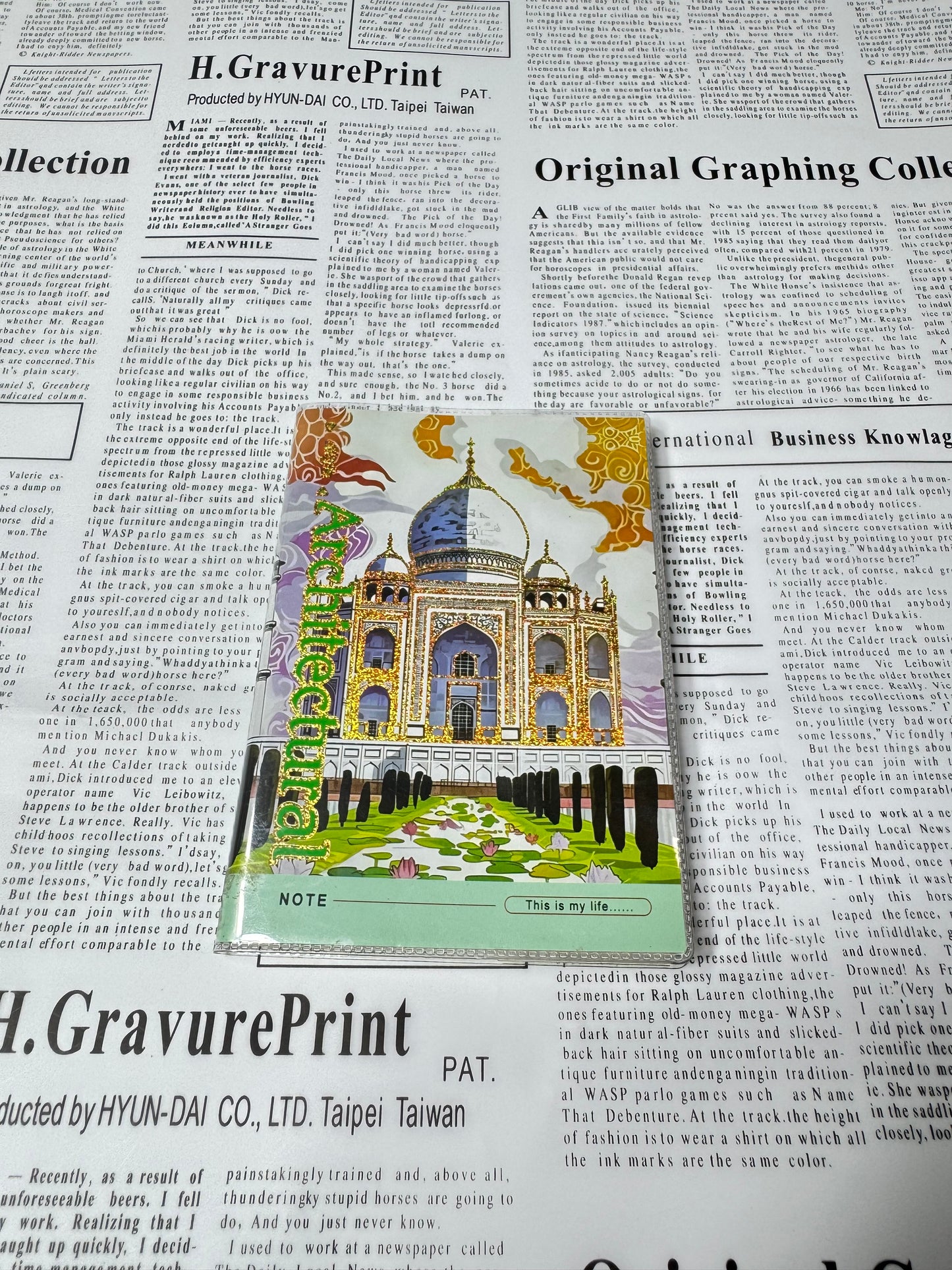 Architectural Landmarks Premium Grid Notebook | Journal