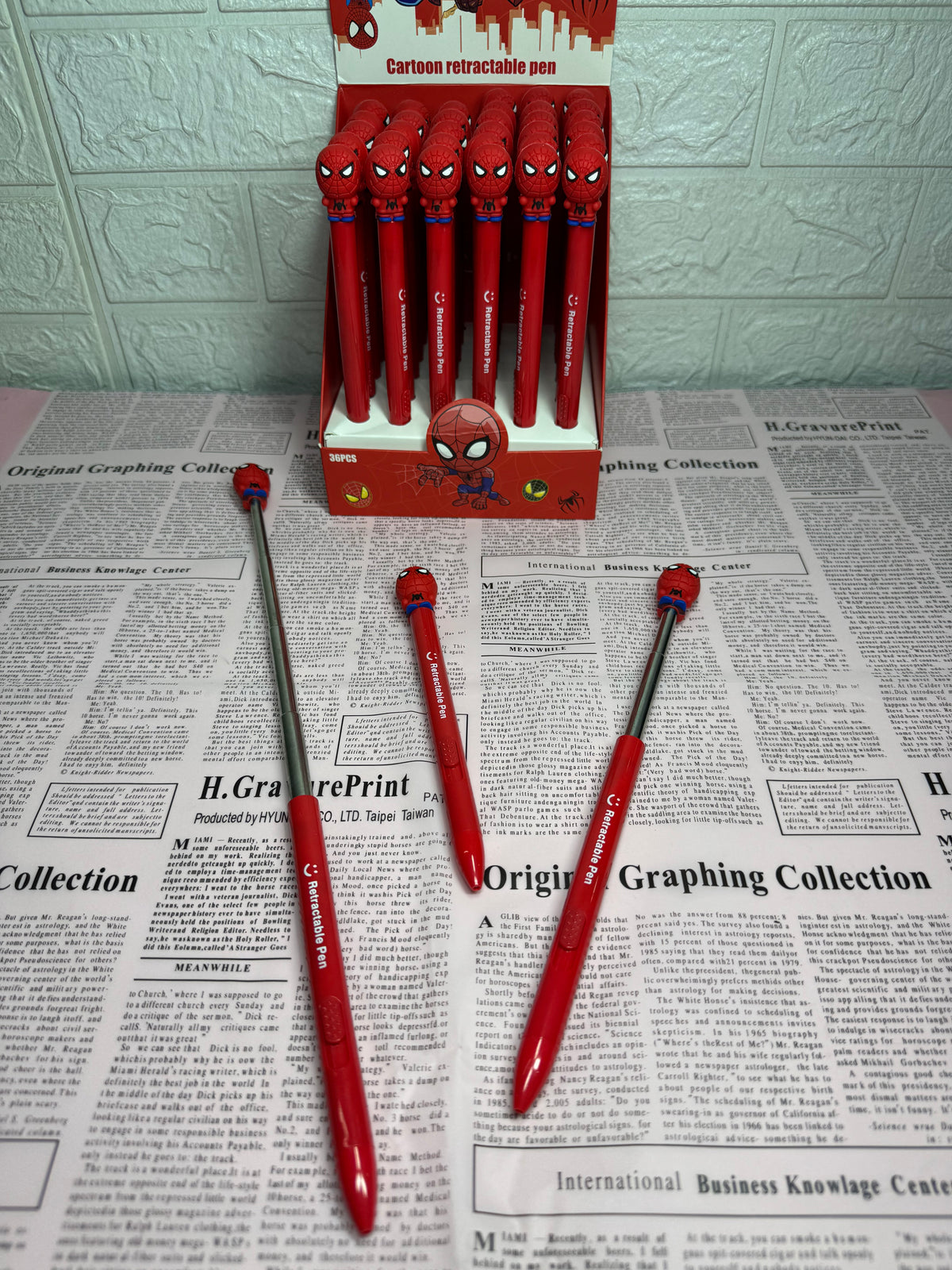 Spider Man | Kuromi | Retractable Ball Pen