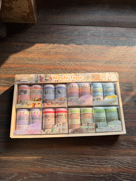 Washi Tapes aesthetic designs 10 in 1