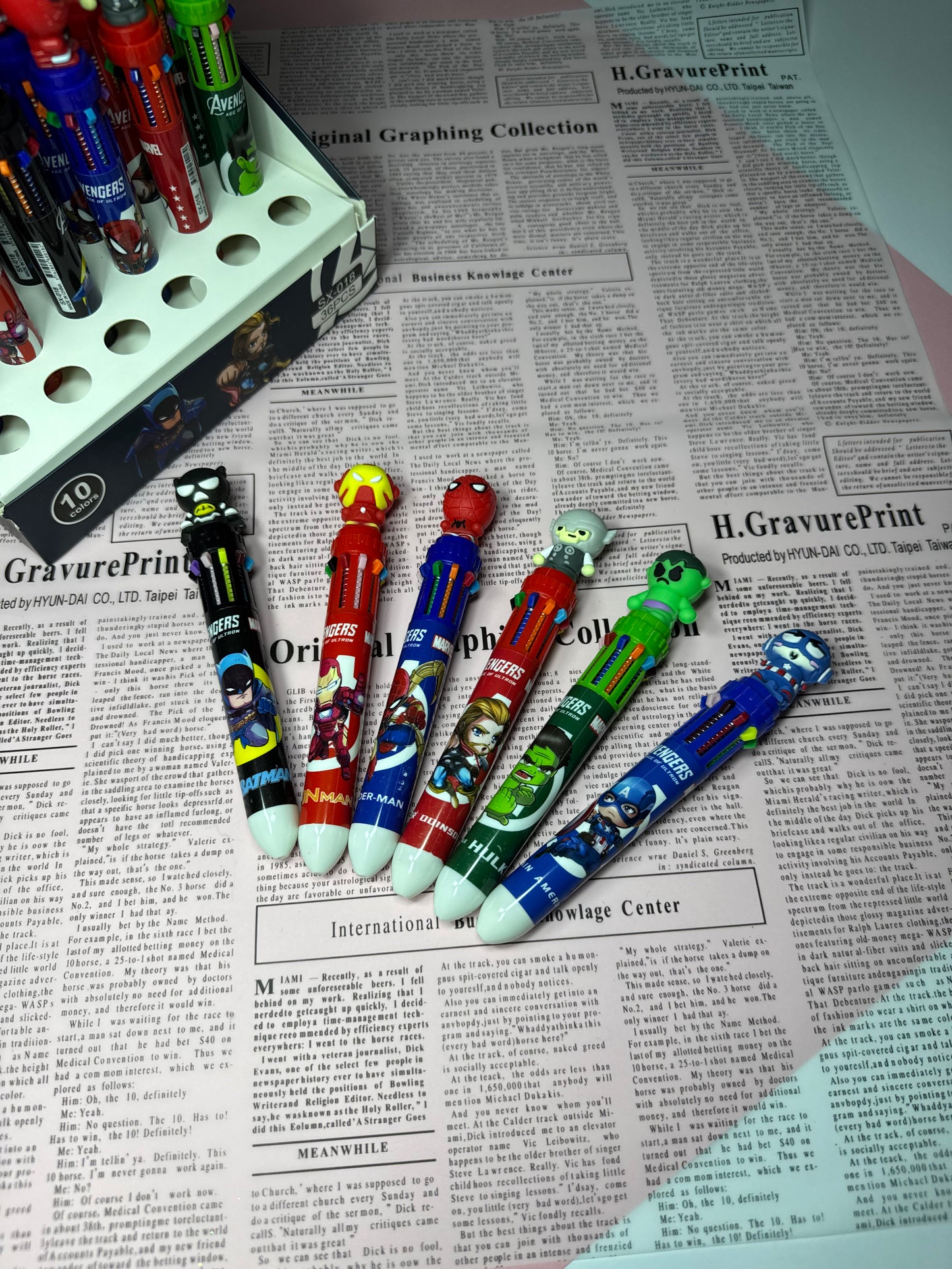Avengers Marvel Series 10 in 1 Ball pen
