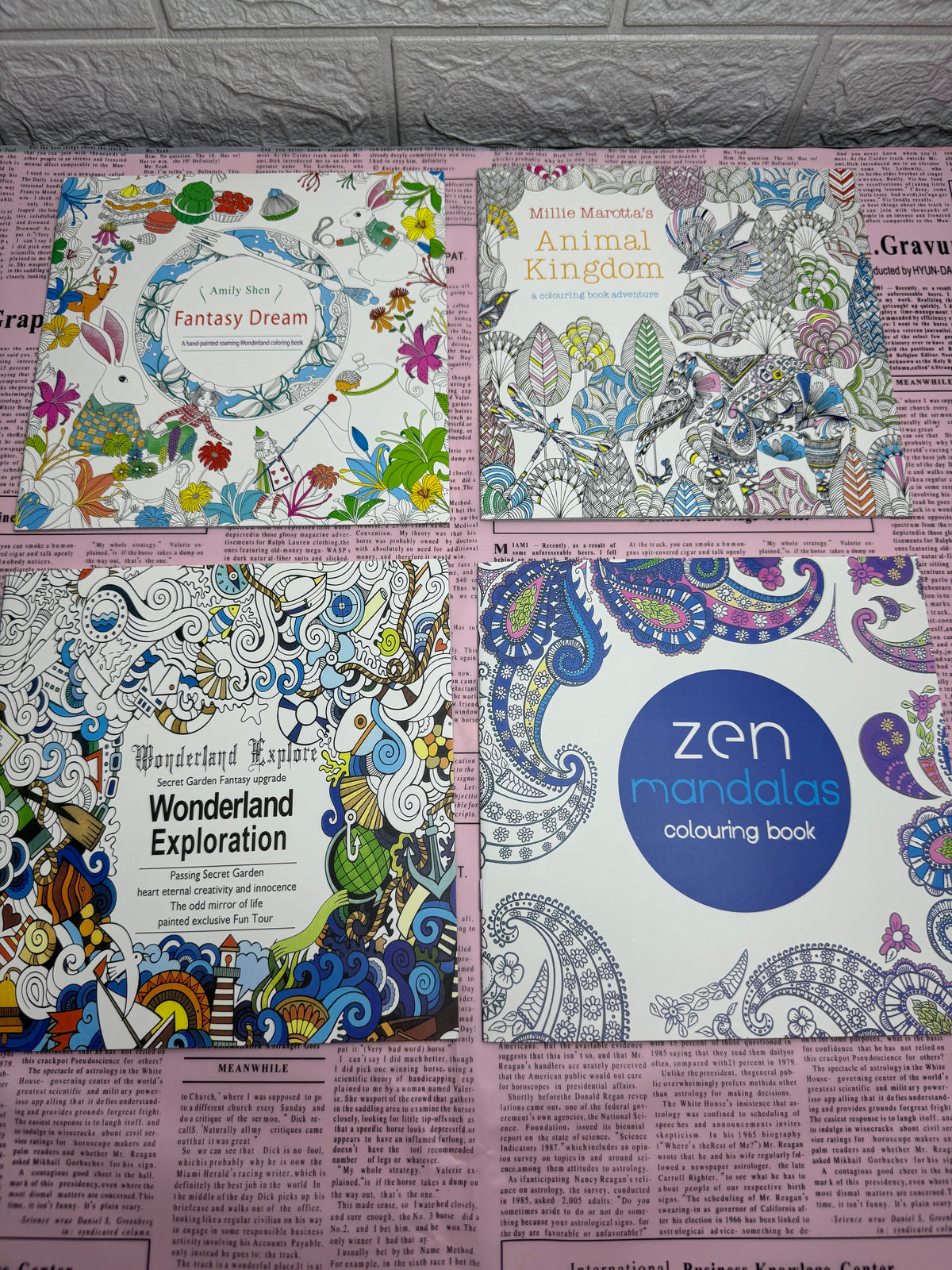 Adult Coloring books [Johanna Basford | Millie Marotta | Amily Shen | Zen Mandala | Time Travel]