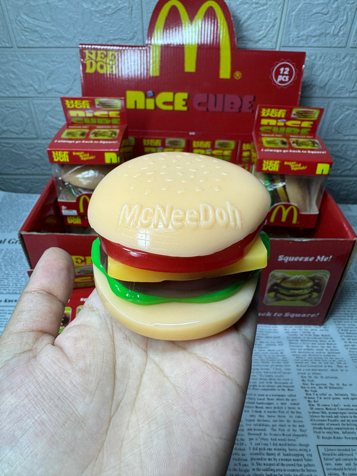 Needoh McDonald’s Burger Squishy