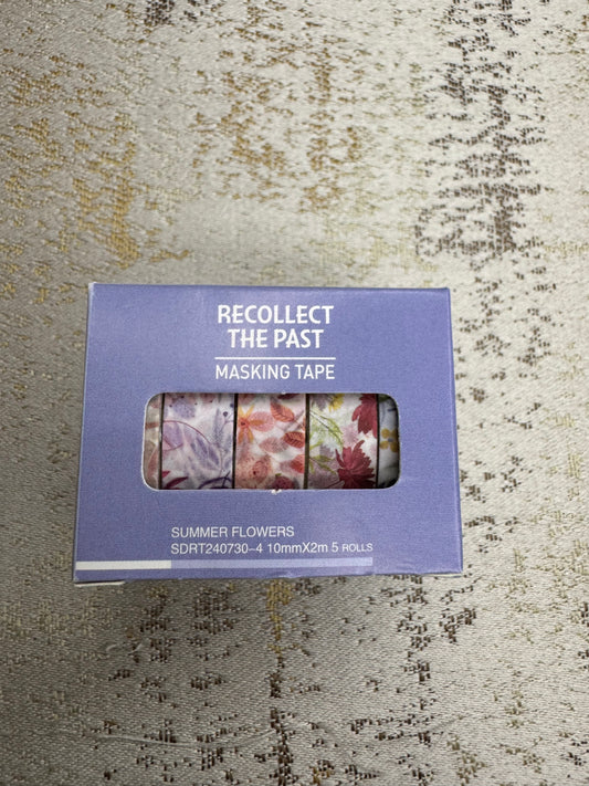 Flower Themed Washi Tape Box