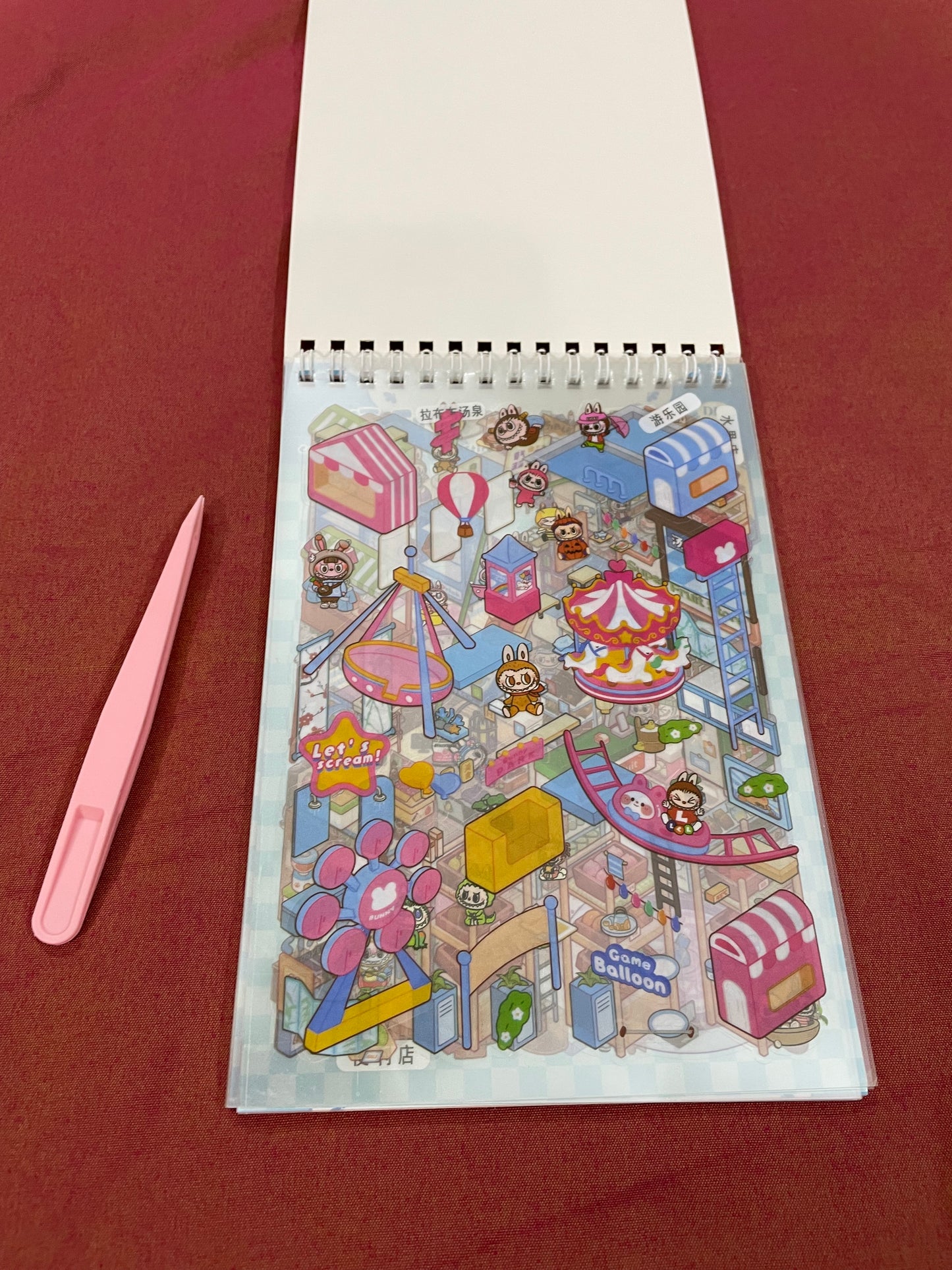 Labubu Sticker Material Book