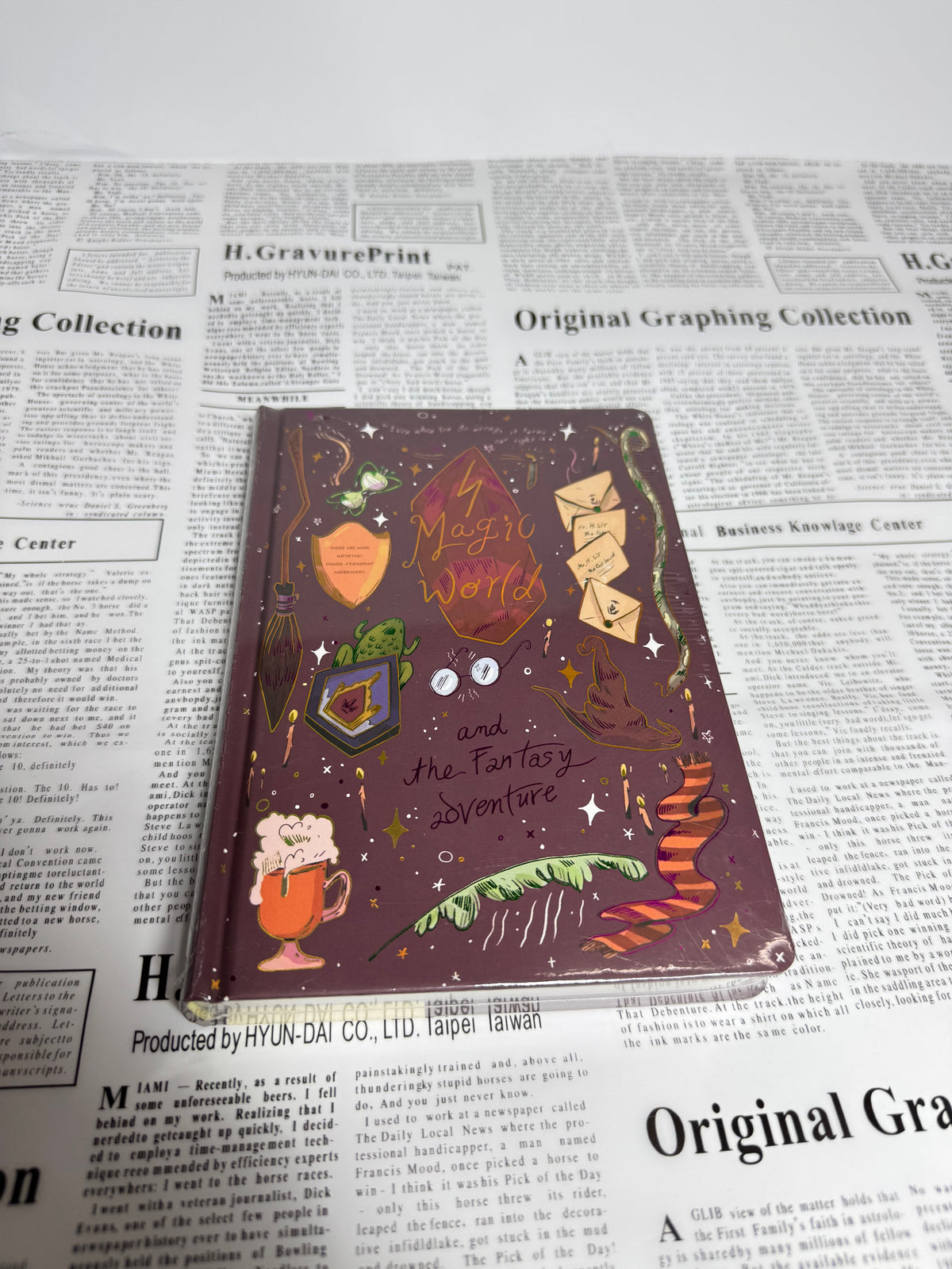 Wizard Magic Street Journal | Fantasy Adventure Notebook (Printed Pages)