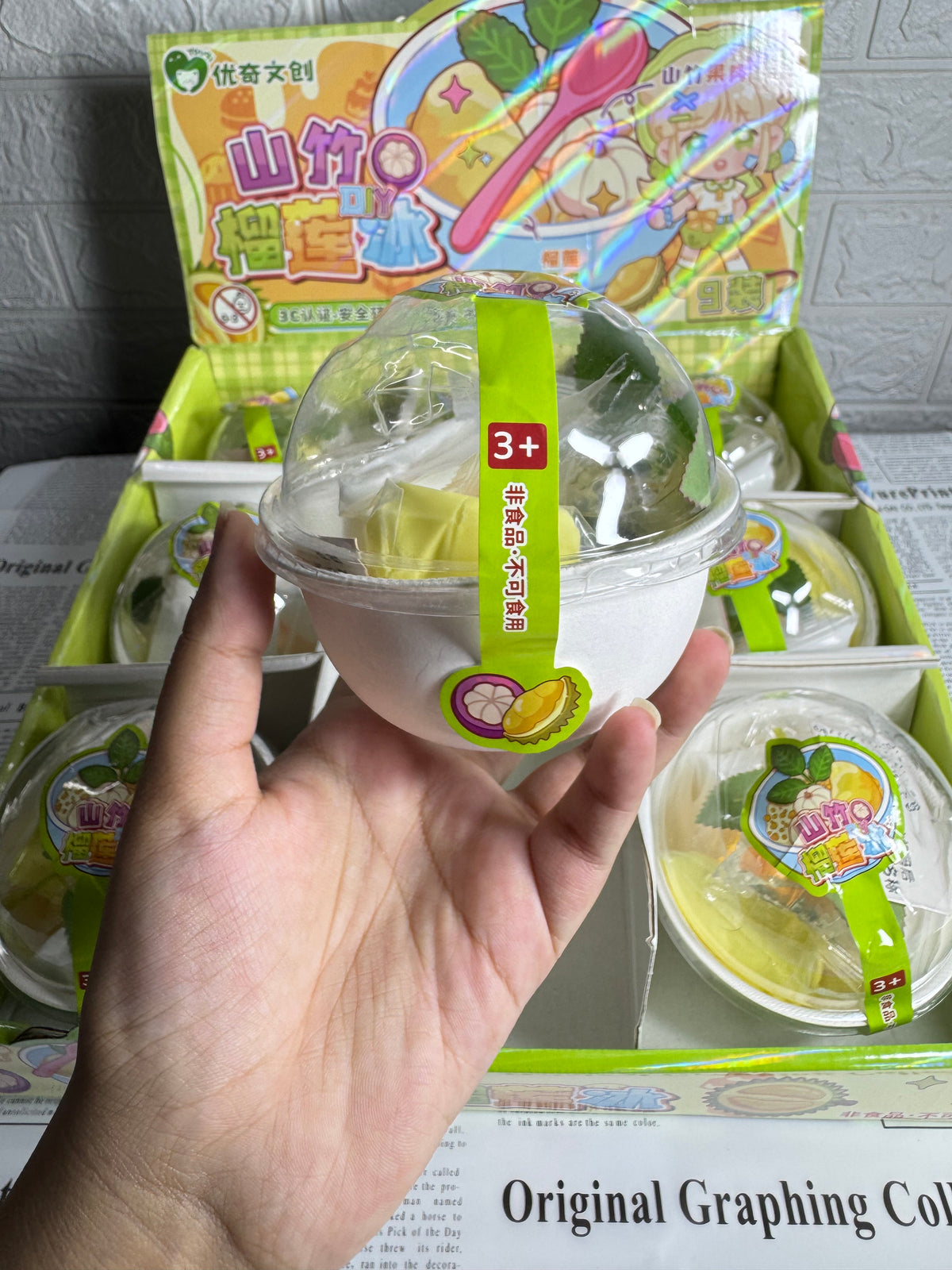 DIY | Mangosteen Durian ice desert kit |