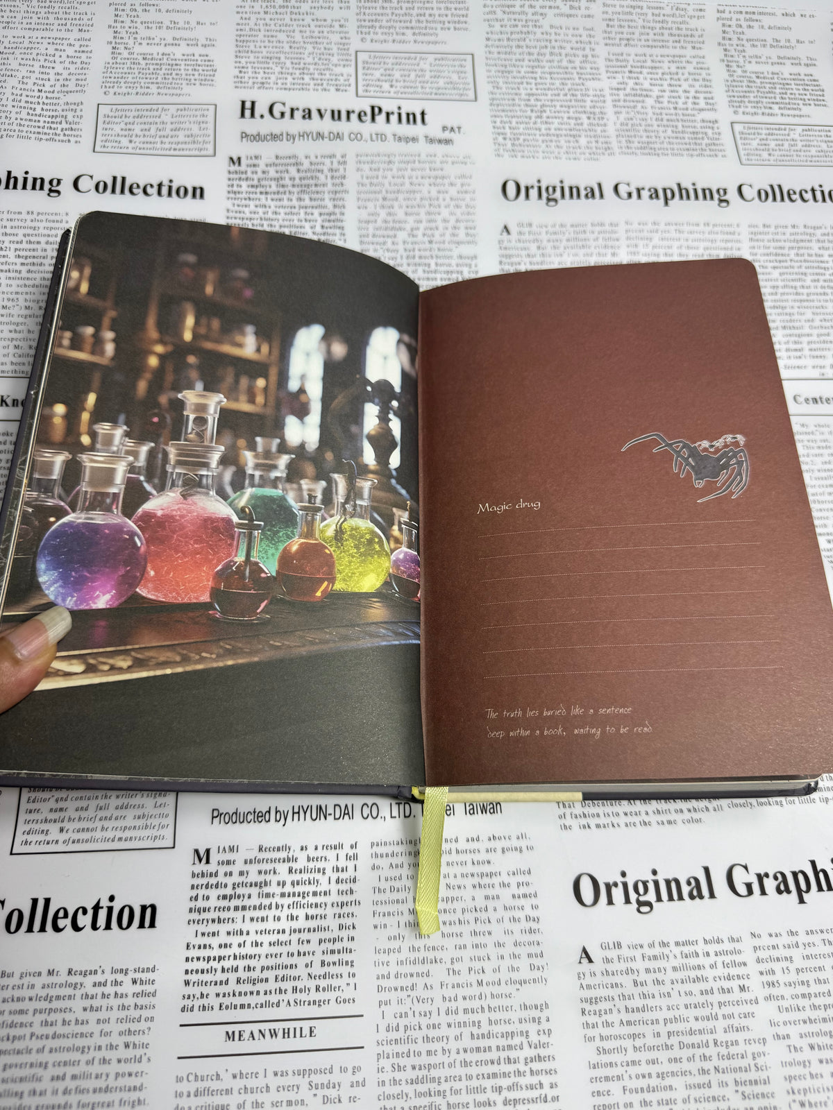Wizard Magic Street Journal | Fantasy Adventure Notebook (Printed Pages)