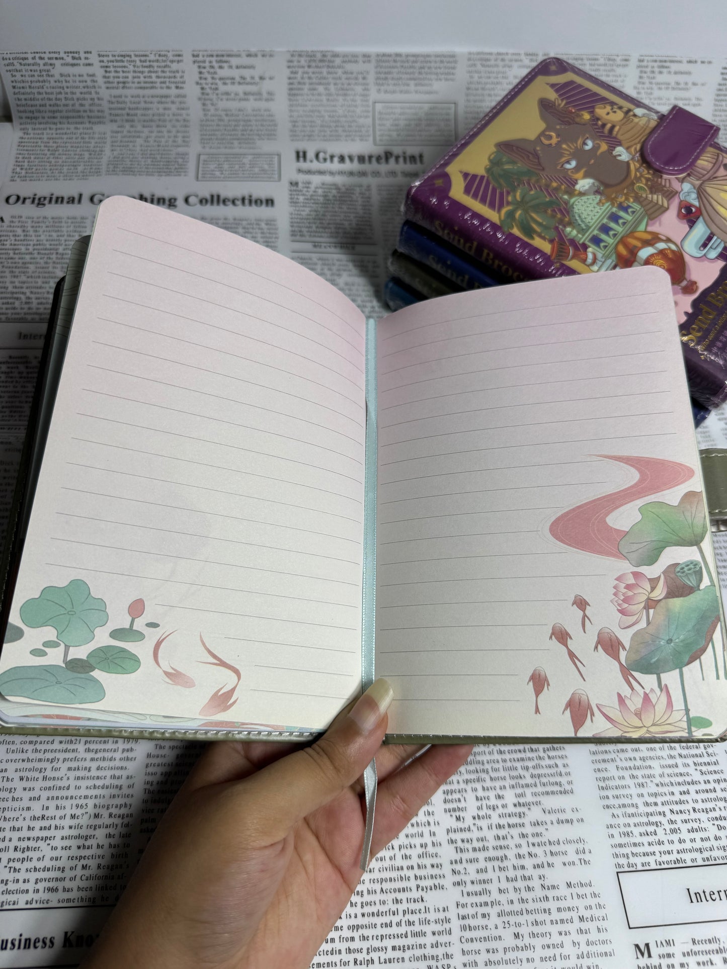 Aesthetic Animal themed journals | Send brocade |