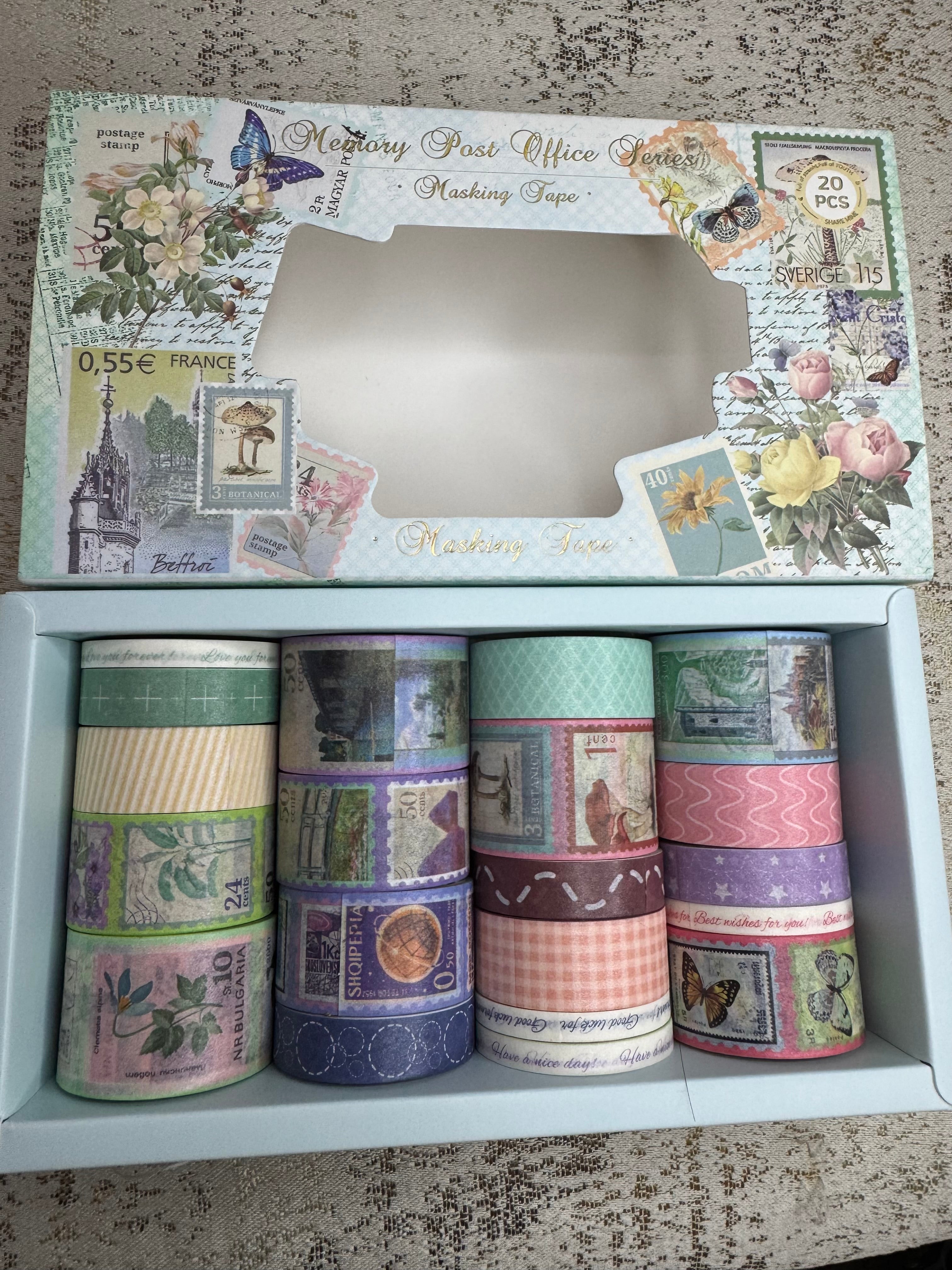 Memory Post Office Washi Tape Box – Sticky Pop Stationery