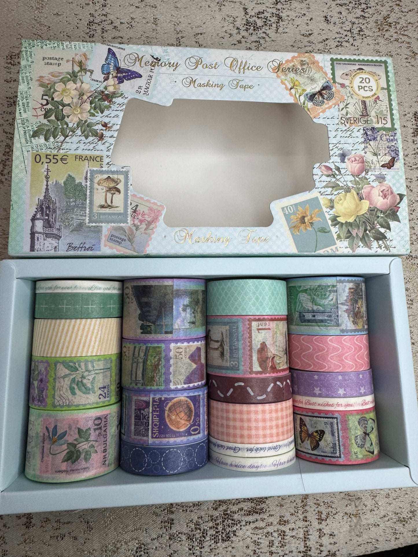 Memory Post Office Washi Tape Box