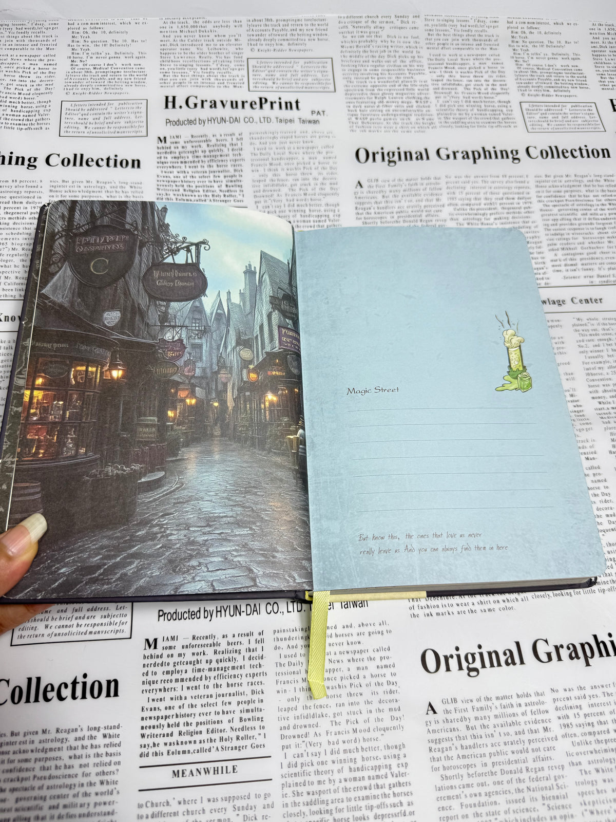 Wizard Magic Street Journal | Fantasy Adventure Notebook (Printed Pages)