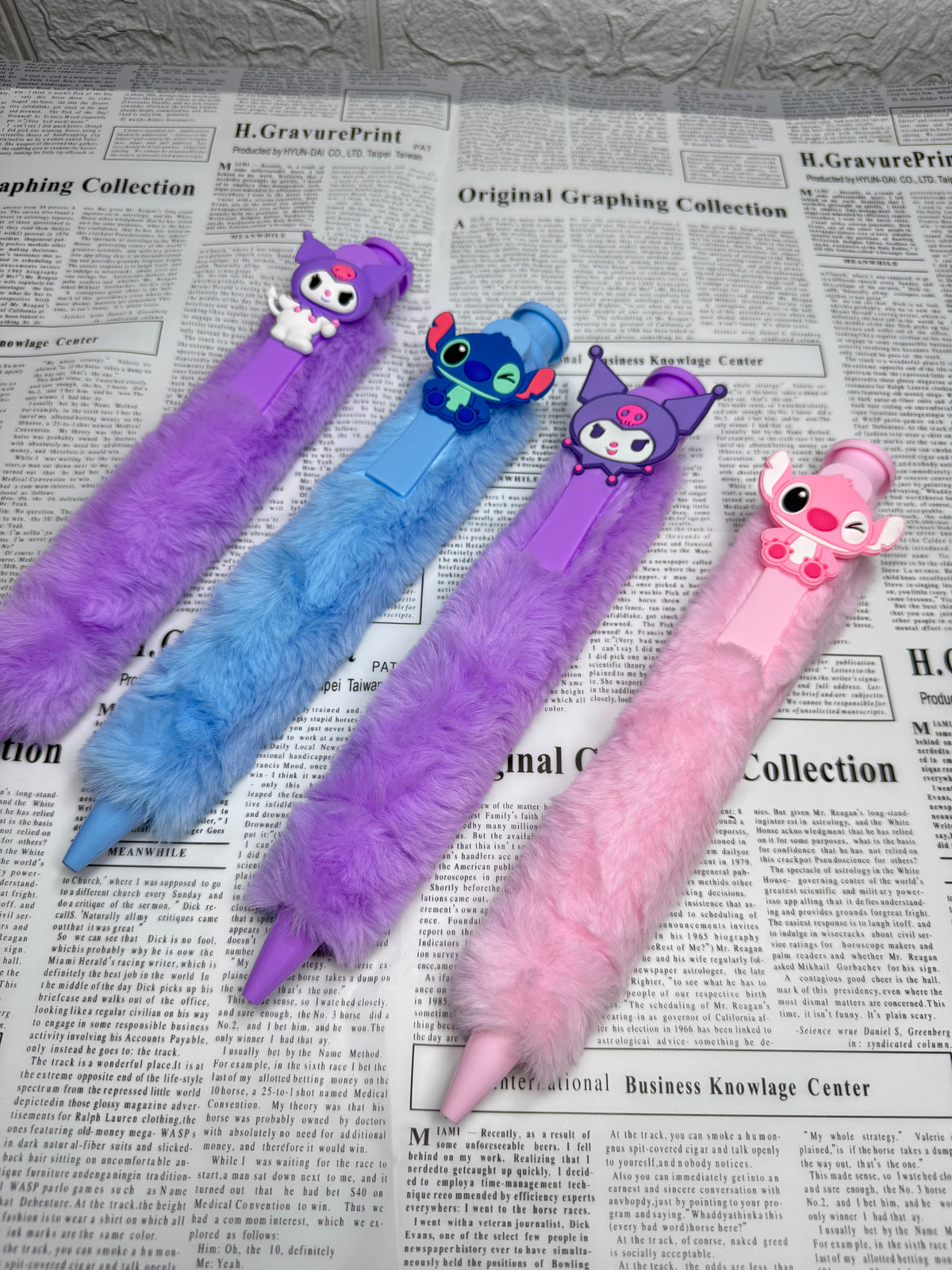 Jumbo Plush Kuromi , Stitch Pen