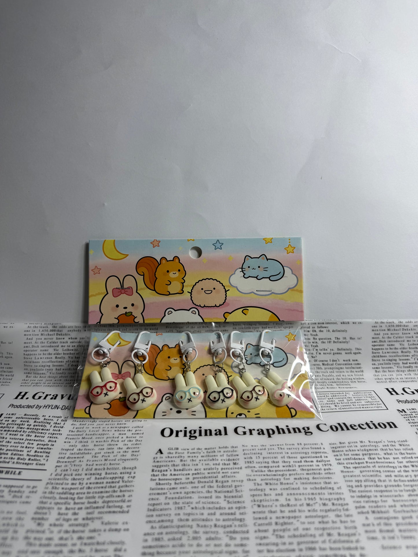 Fox, Desert, Rabbit themed Bag charms/Key chains