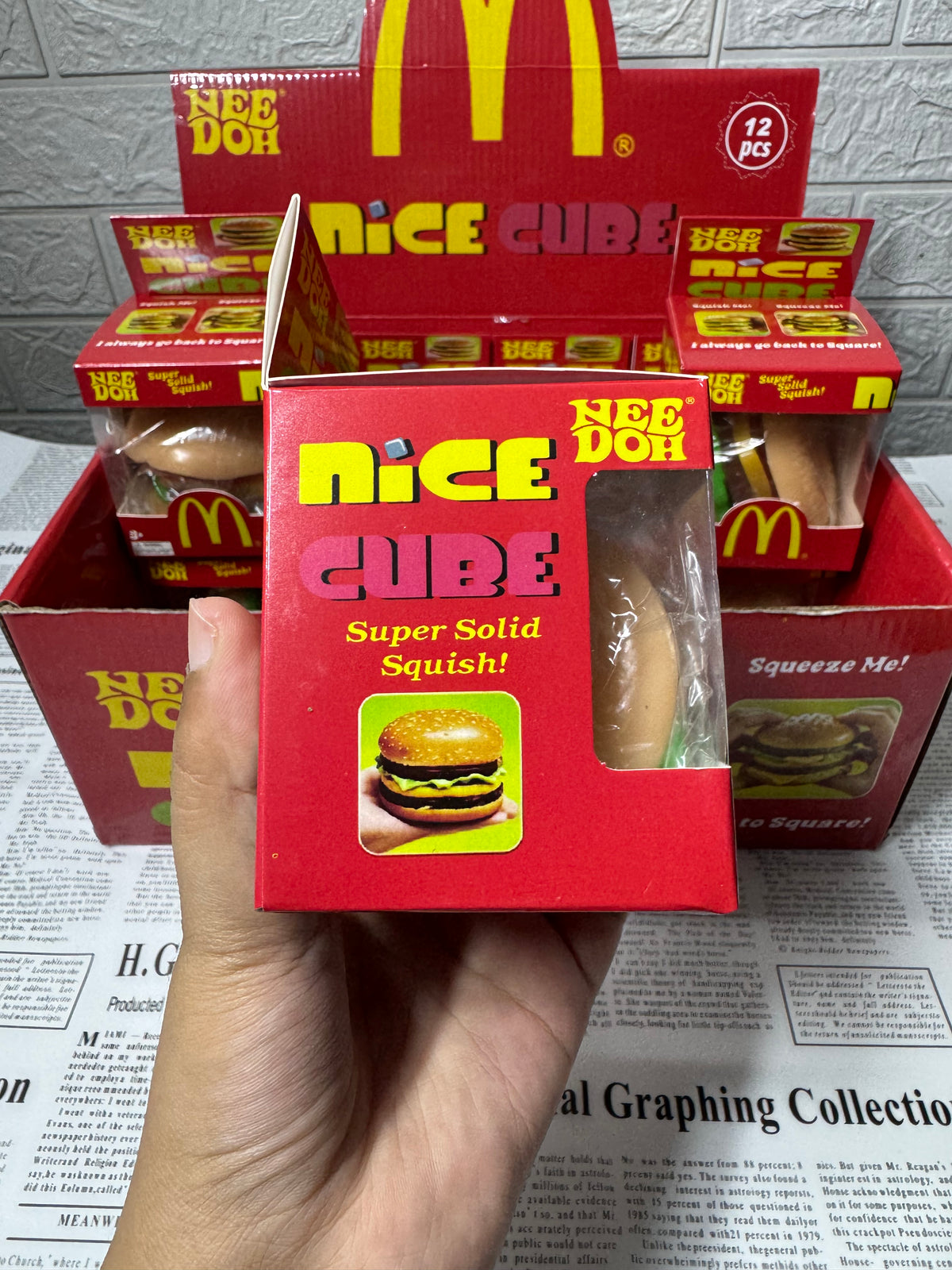 Needoh McDonald’s Burger Squishy