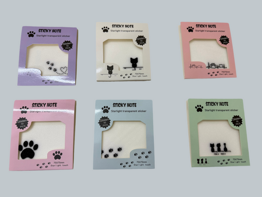 Sticky notes transparent