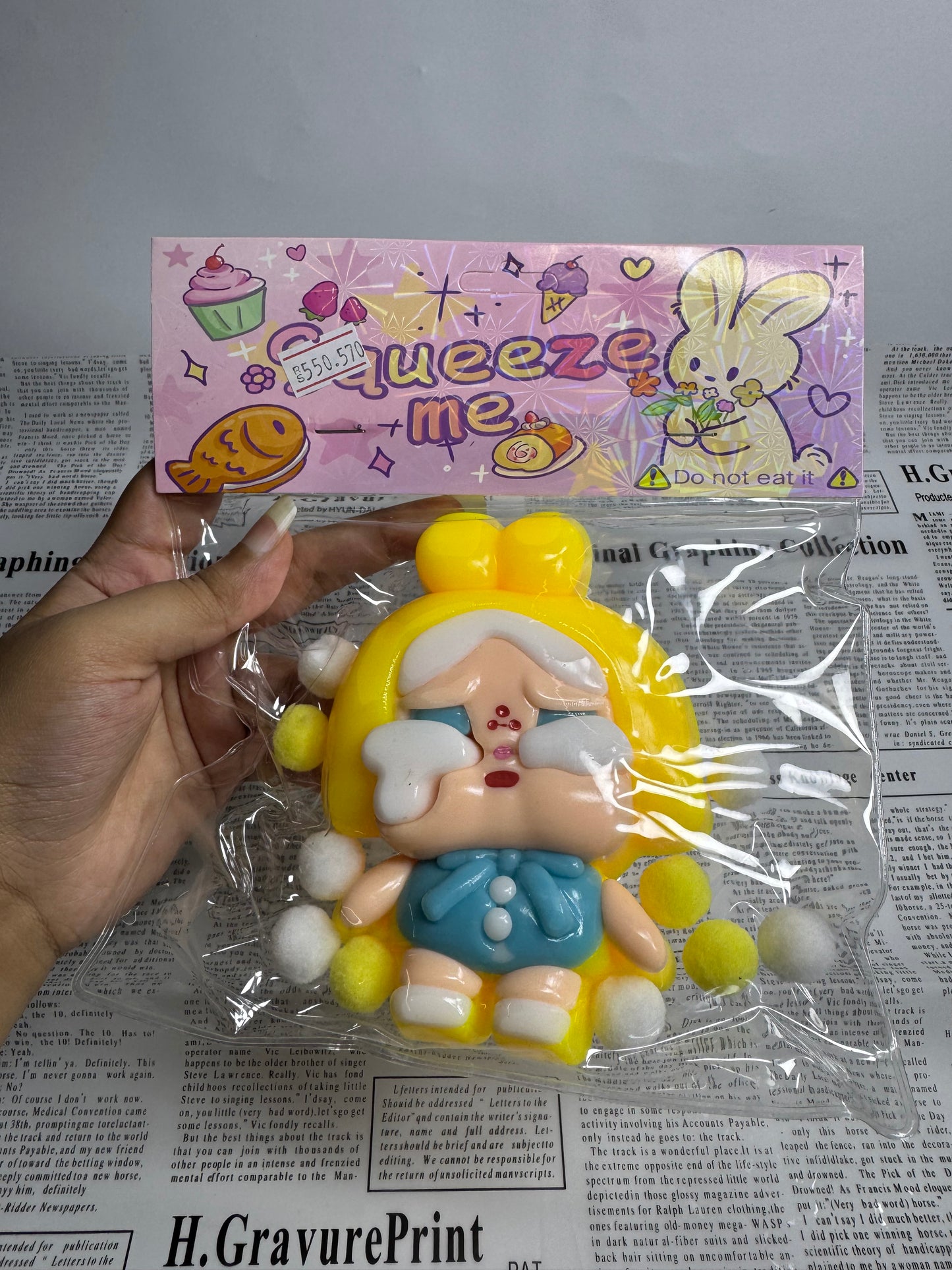 Cry baby Character squishy