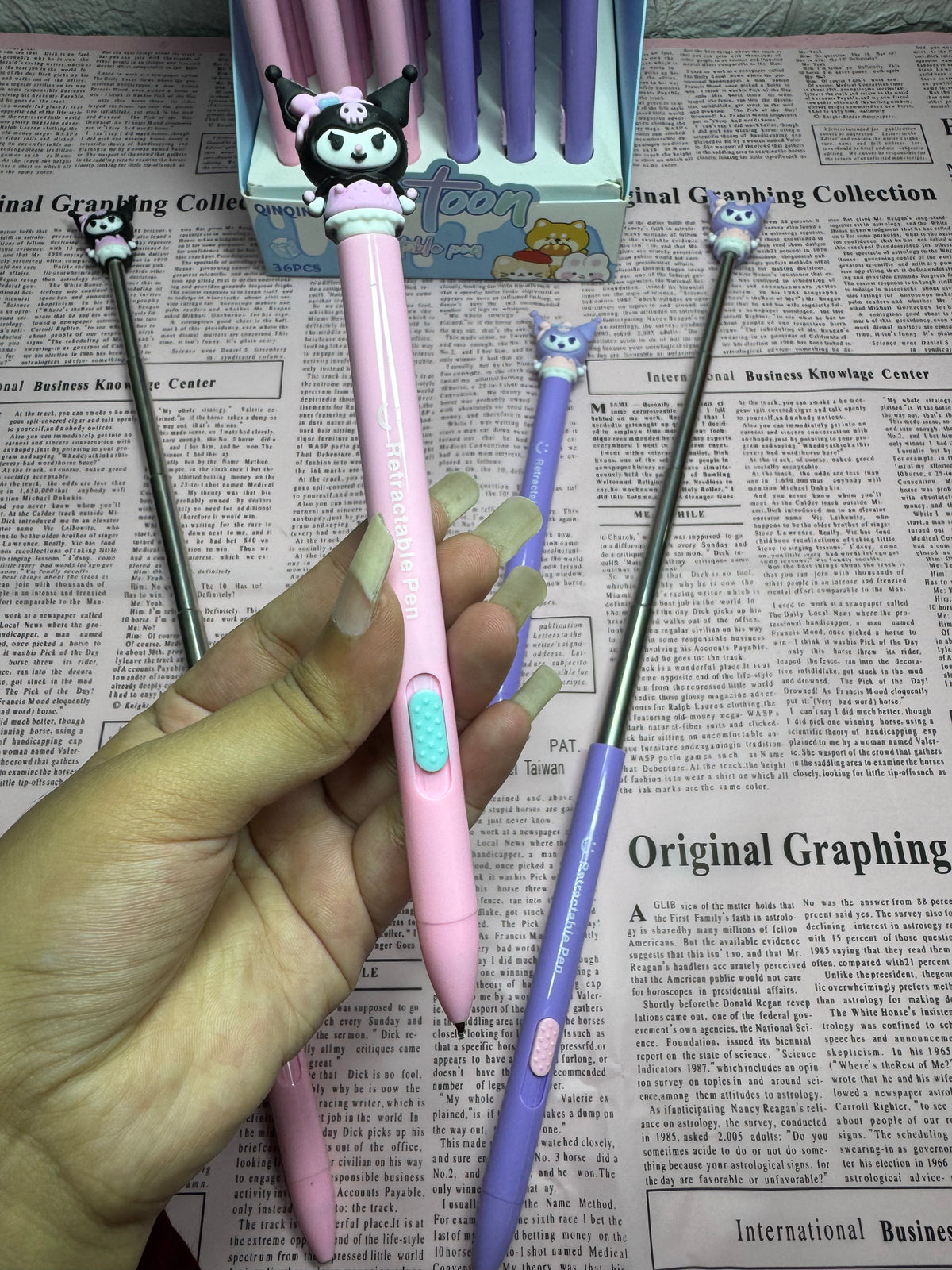 Spider Man | Kuromi | Retractable Ball Pen