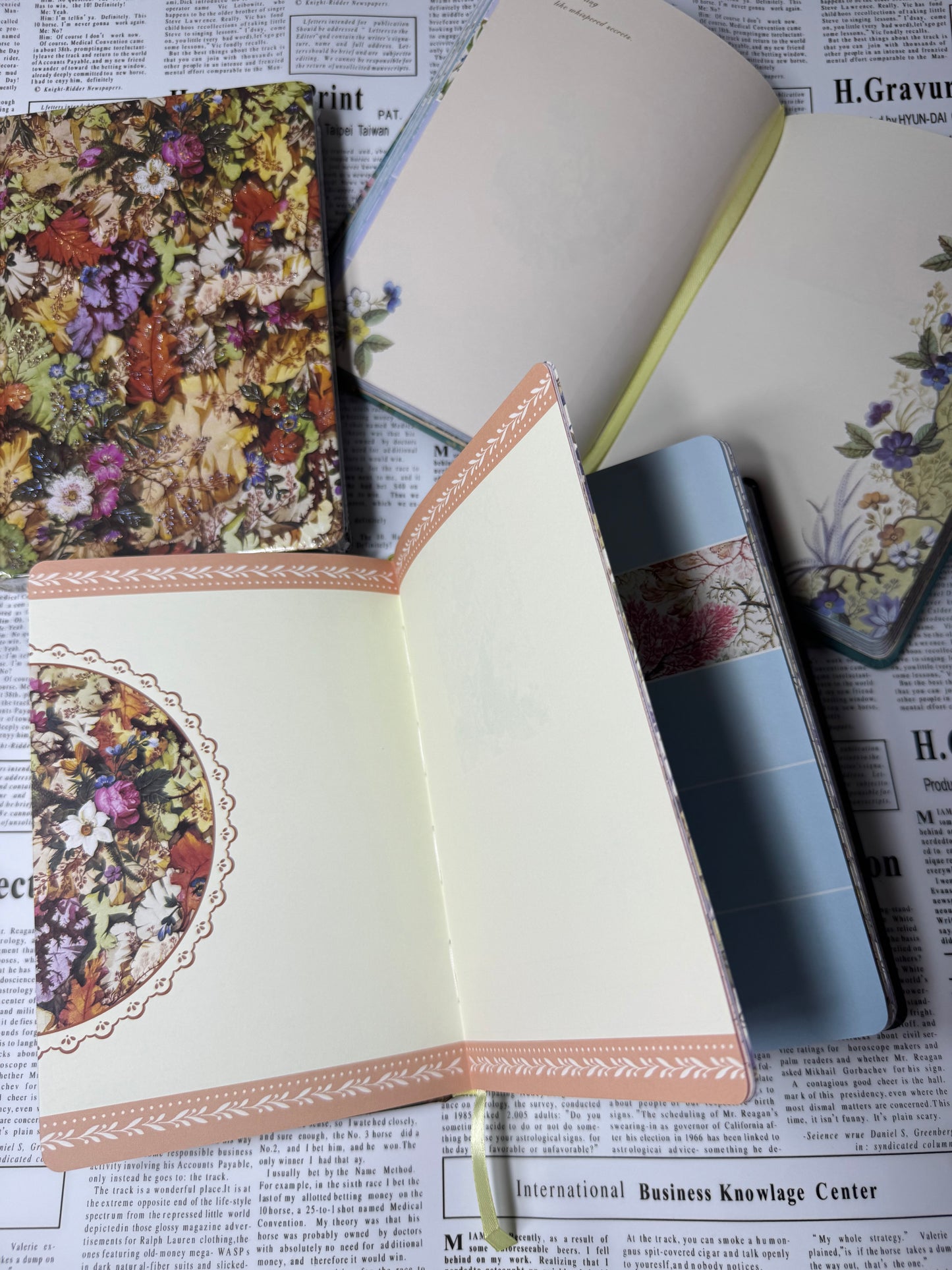 Floral Hardcover journal