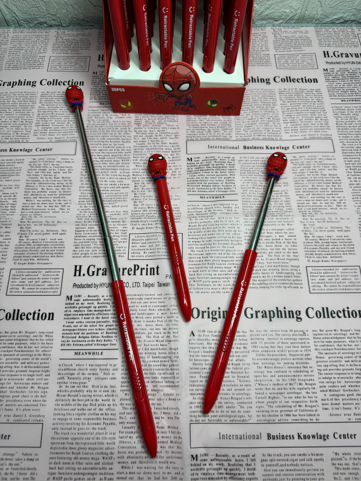 Spider Man | Kuromi | Retractable Ball Pen