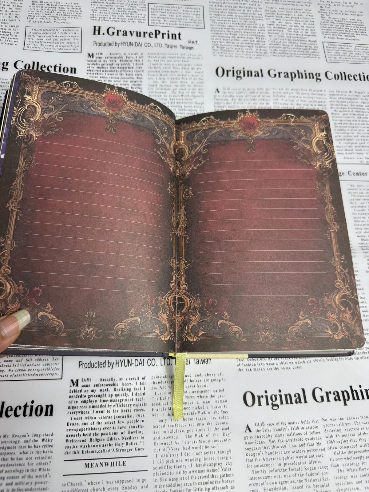 Wizard Magic Street Journal | Fantasy Adventure Notebook (Printed Pages)