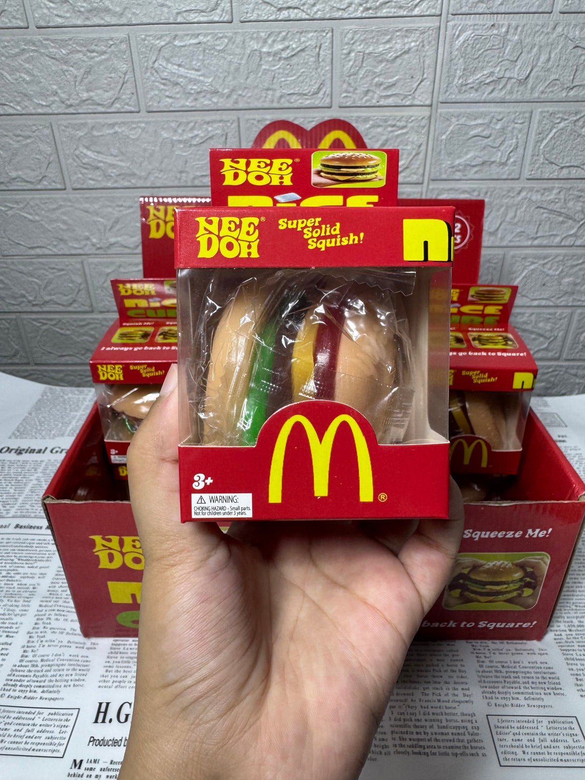 Needoh McDonald’s Burger Squishy