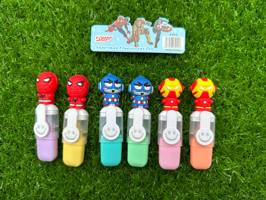 Spider man highlighters