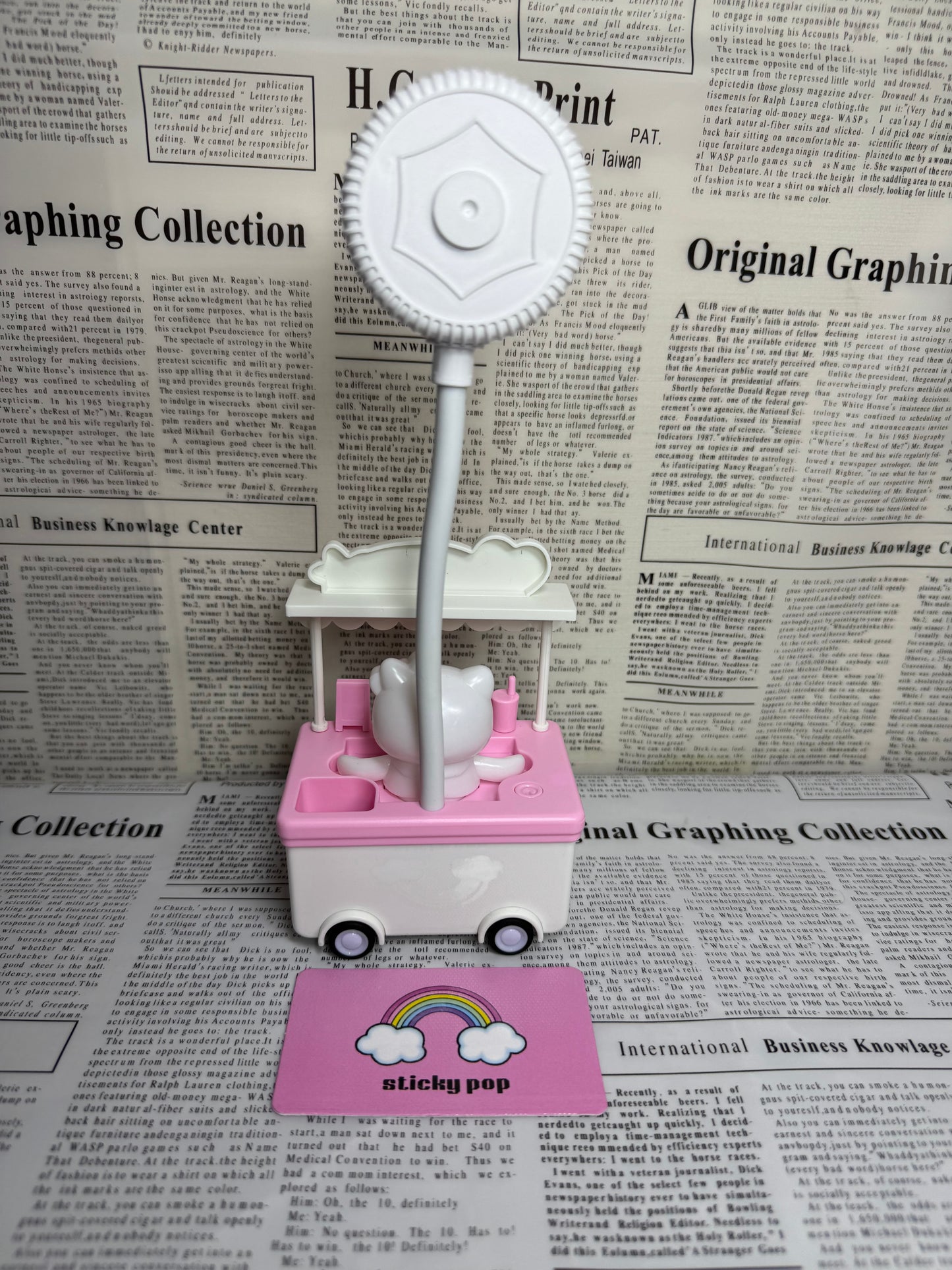 Kawaii Ice-Cream Cart LED Night Desk Lamp