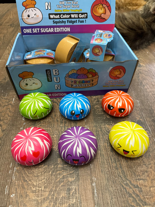 Dumpling Squishy | Rainbow & Cartoon Character Edition