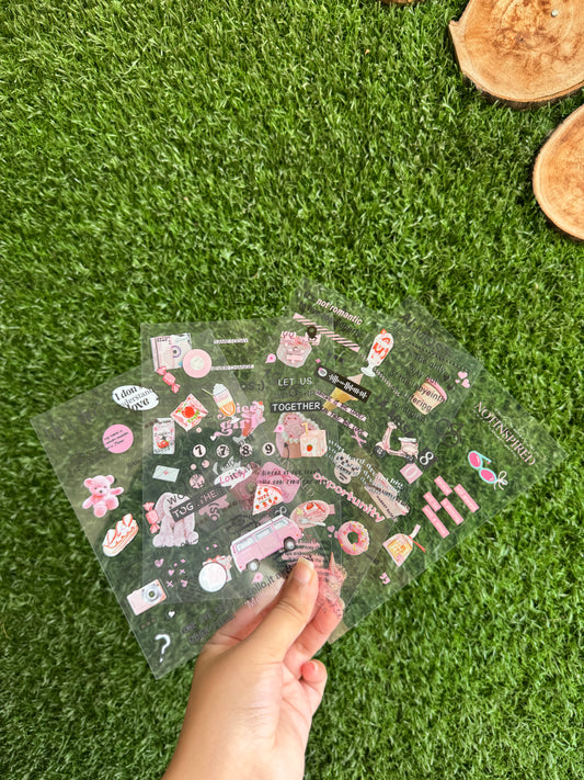 Aesthetic Sticker Sheets