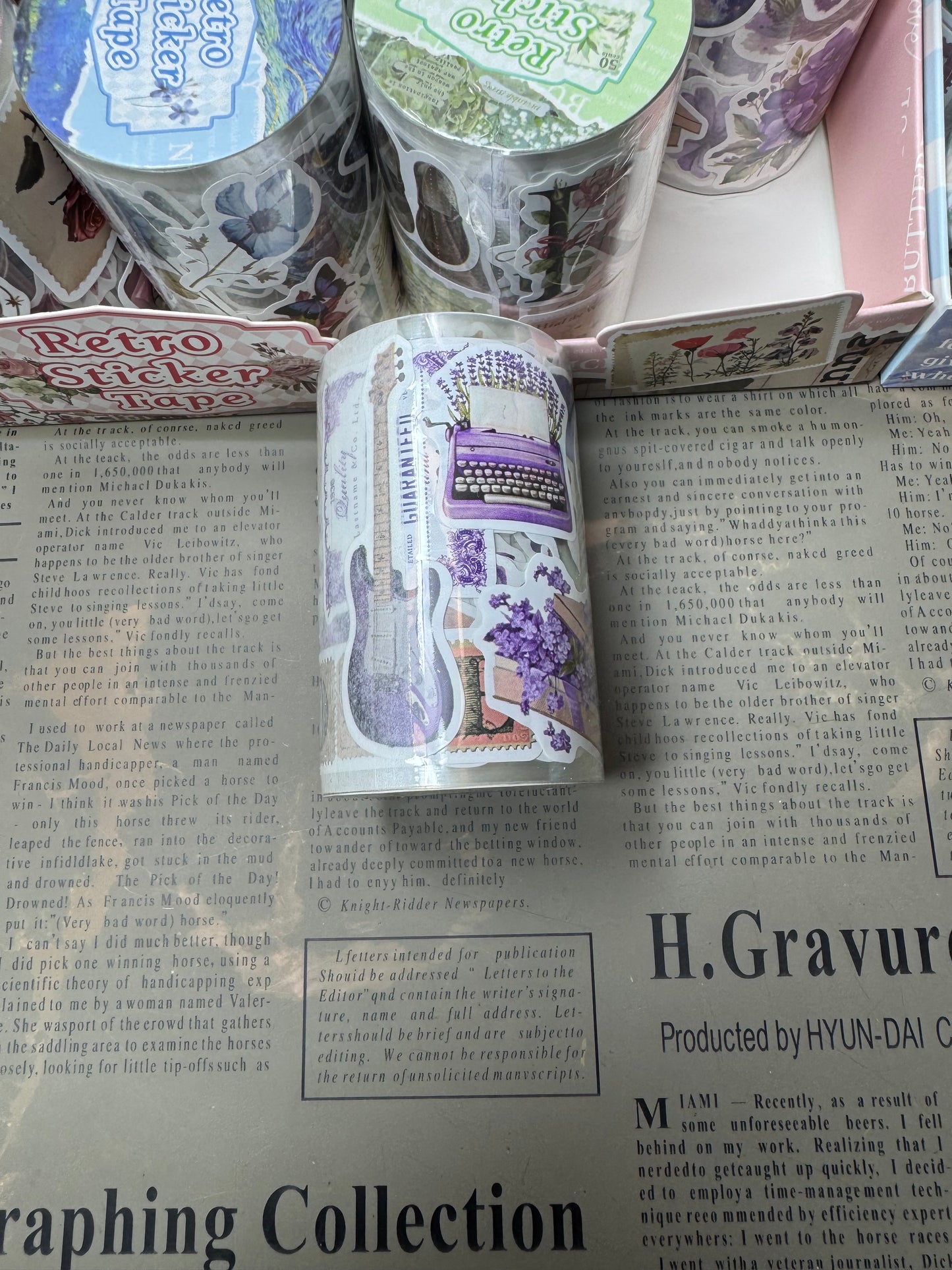 Retro Sticker Tape
