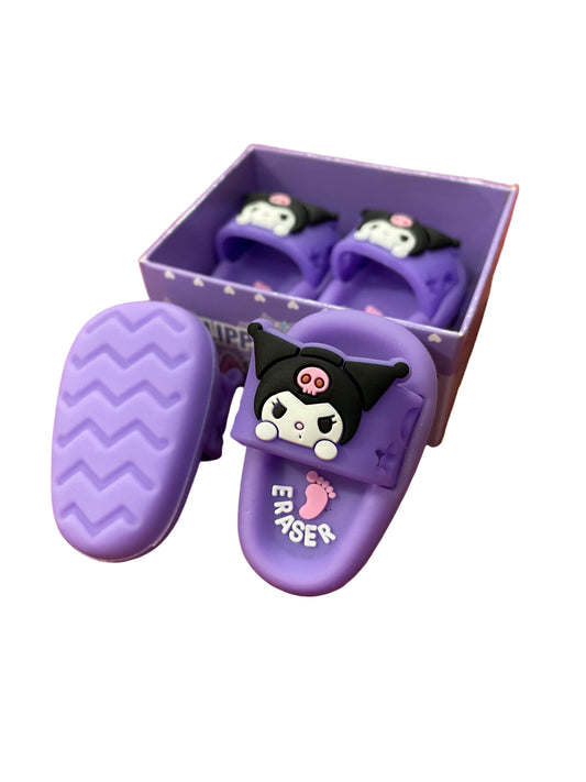 Kuromi Slippers Eraser