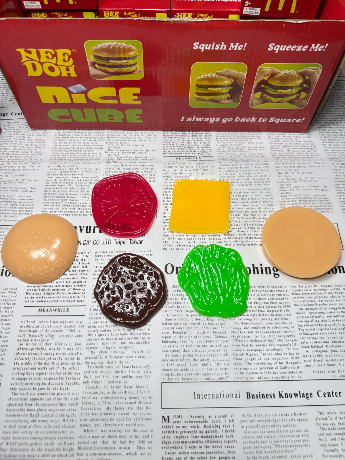 Needoh McDonald’s Burger Squishy