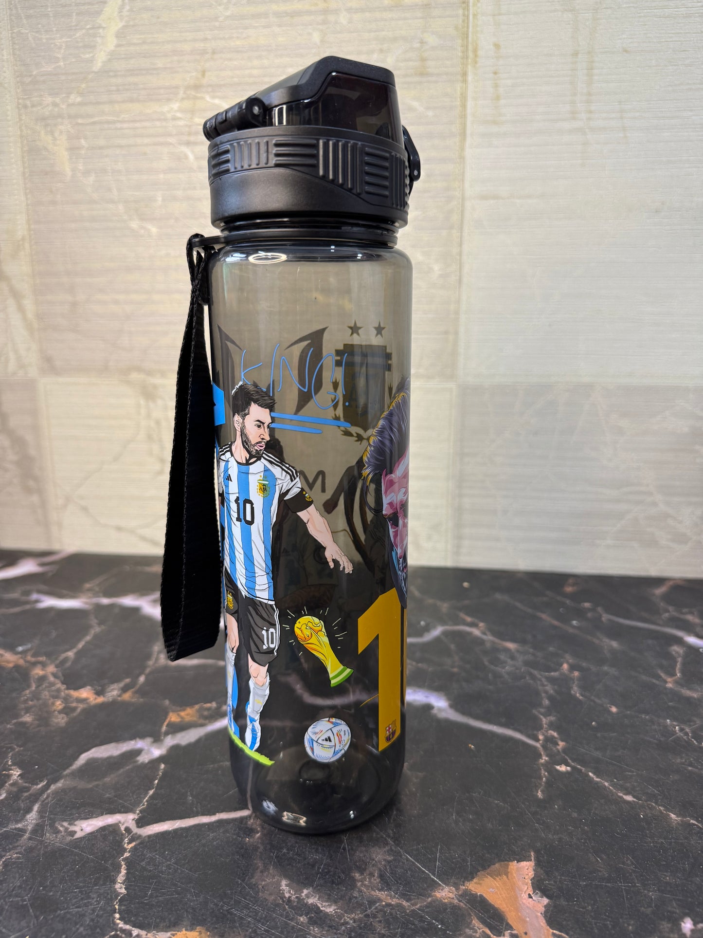 Messi water bottle