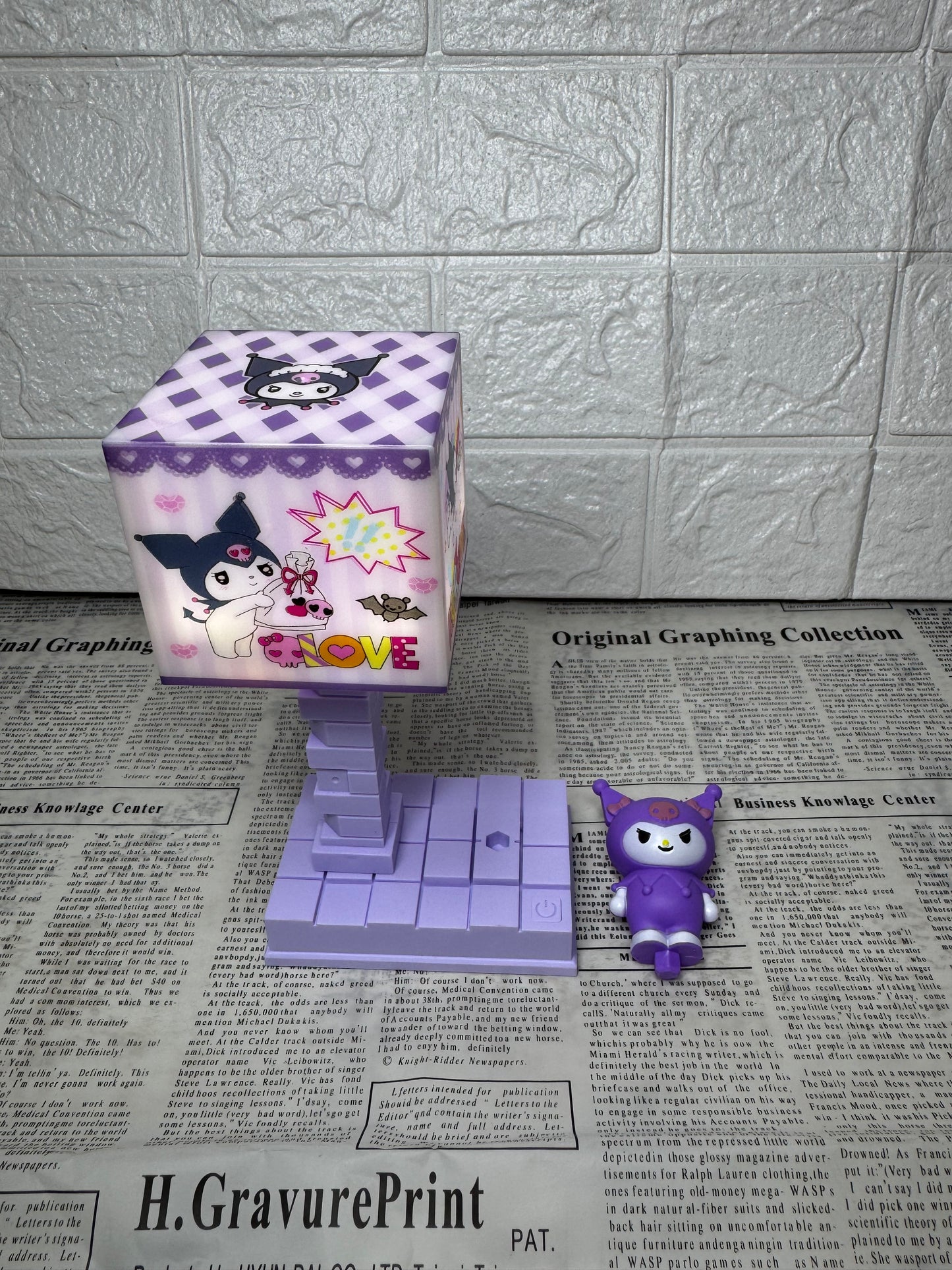 Kuromi Aesthetic Desk Lamp