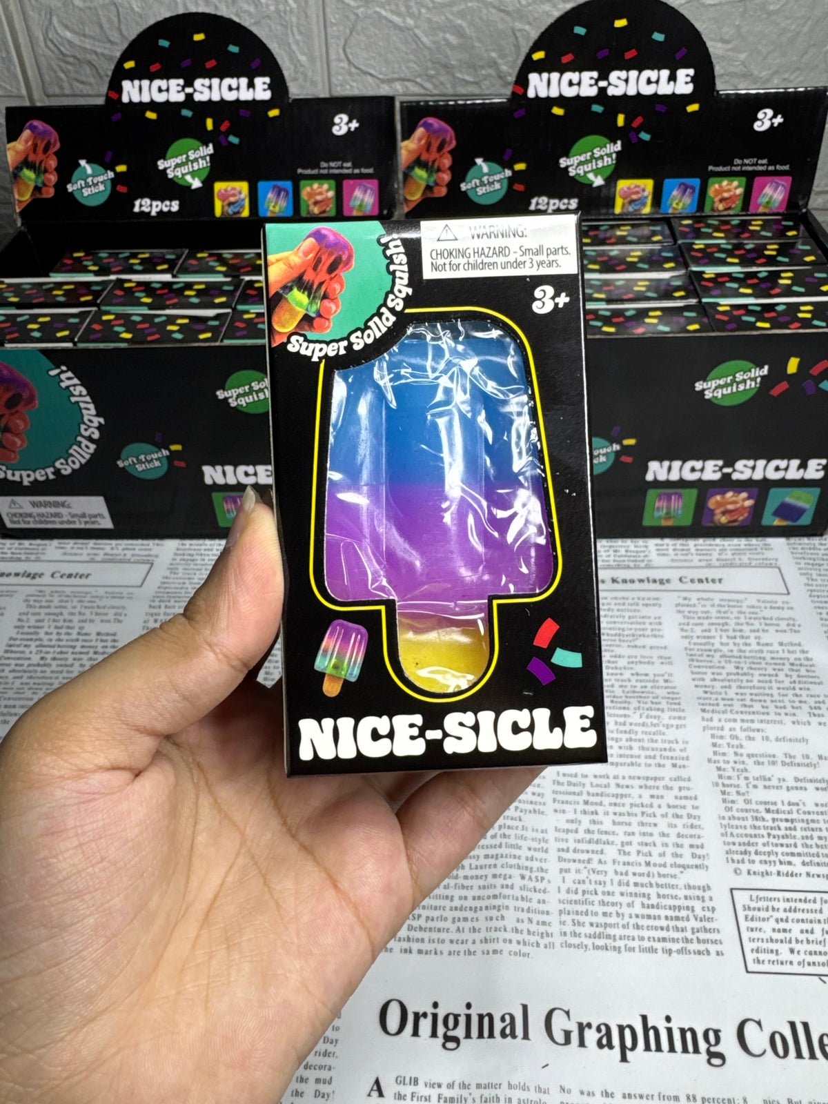 Viral Needoh Nice Sicle Squishy Toy |  Sensory Squeeze Toy