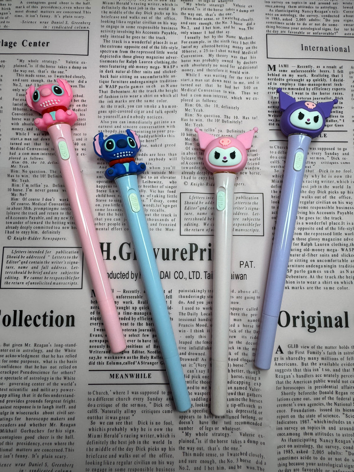 Kuromi | Stitch | Light gel pen