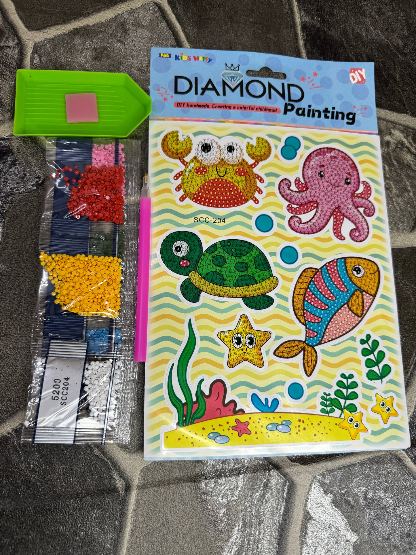 Diamond Painting With Stickers
