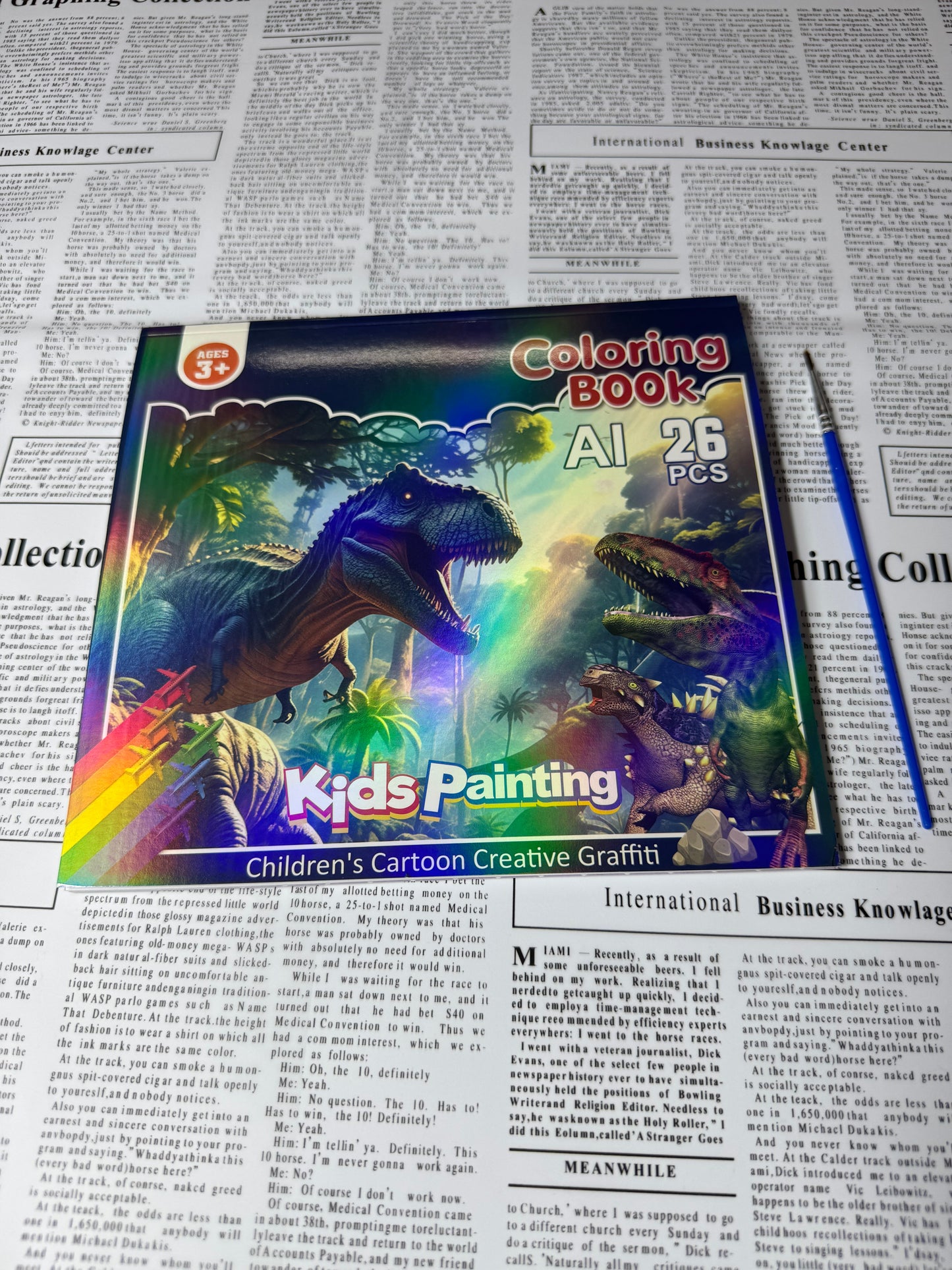 Coloring book + Painting Book + Note pad
