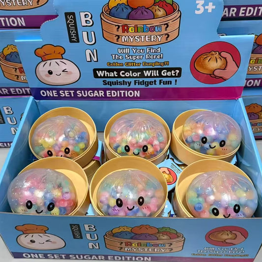 Rainbow Orbeez Dumpling Squishy