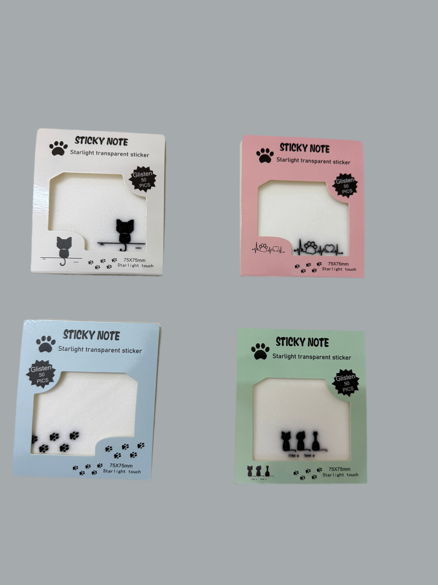 Sticky notes transparent
