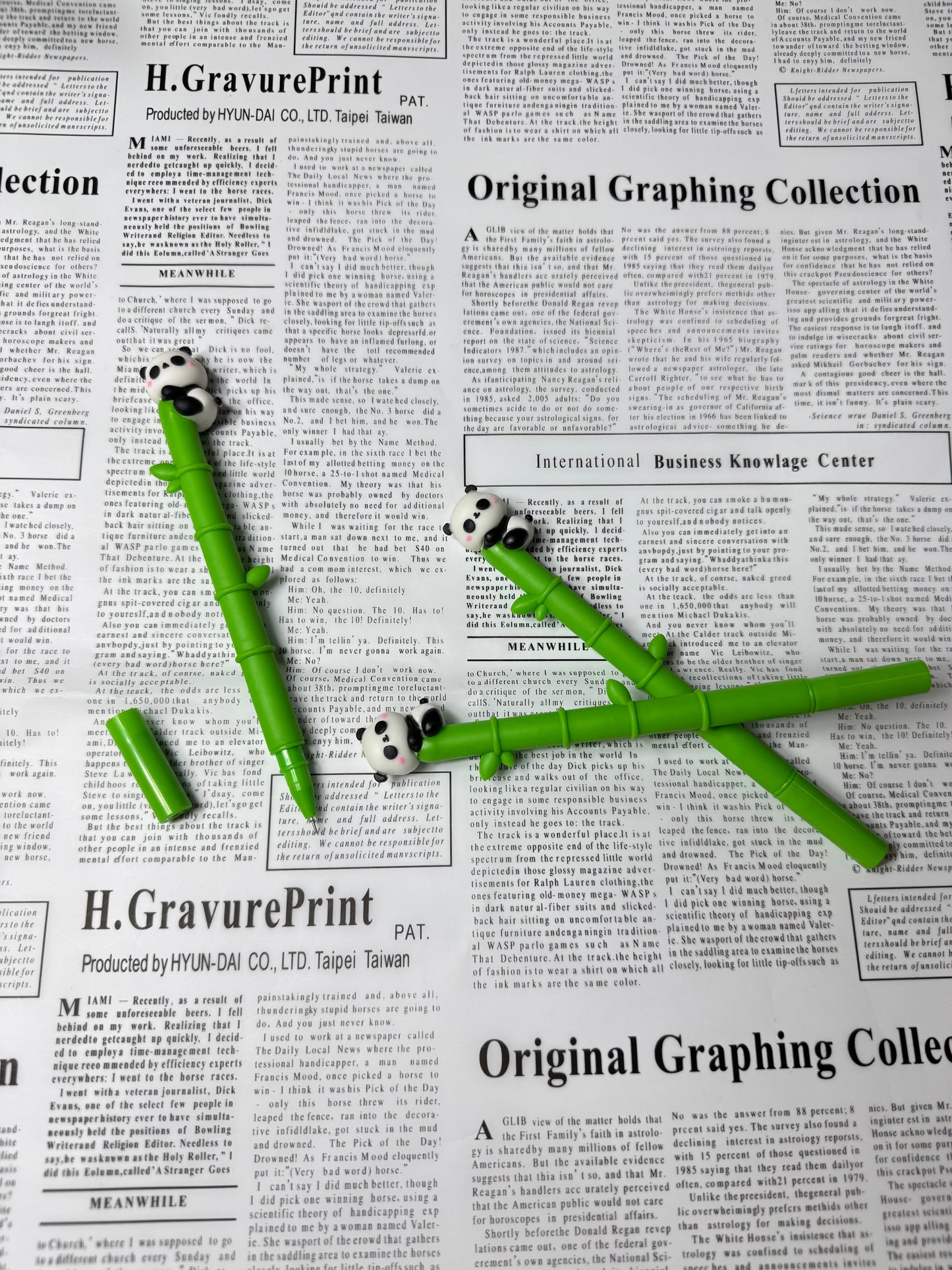 Bamboo Panda Gel pen