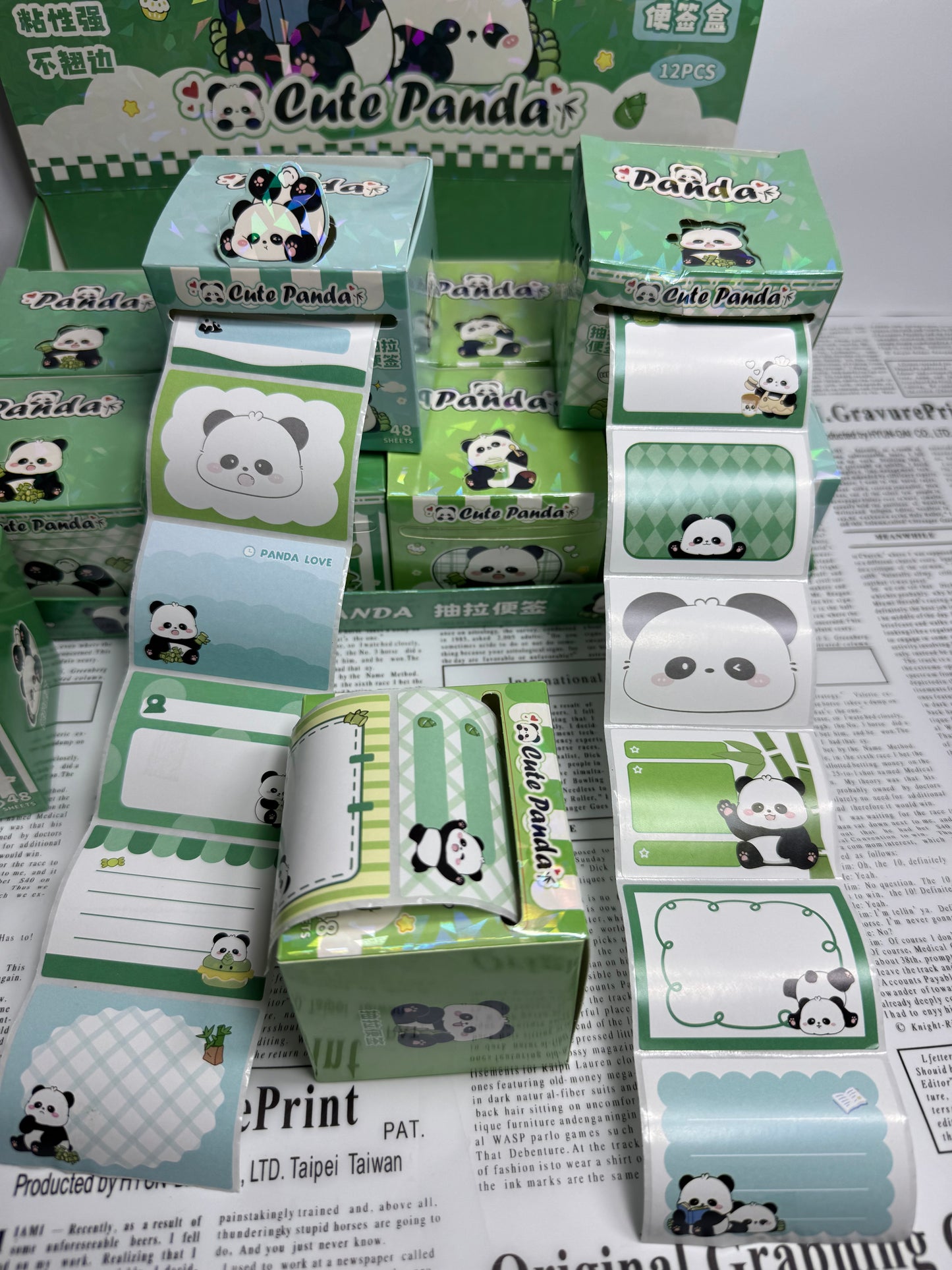 Panda Sticker Roll