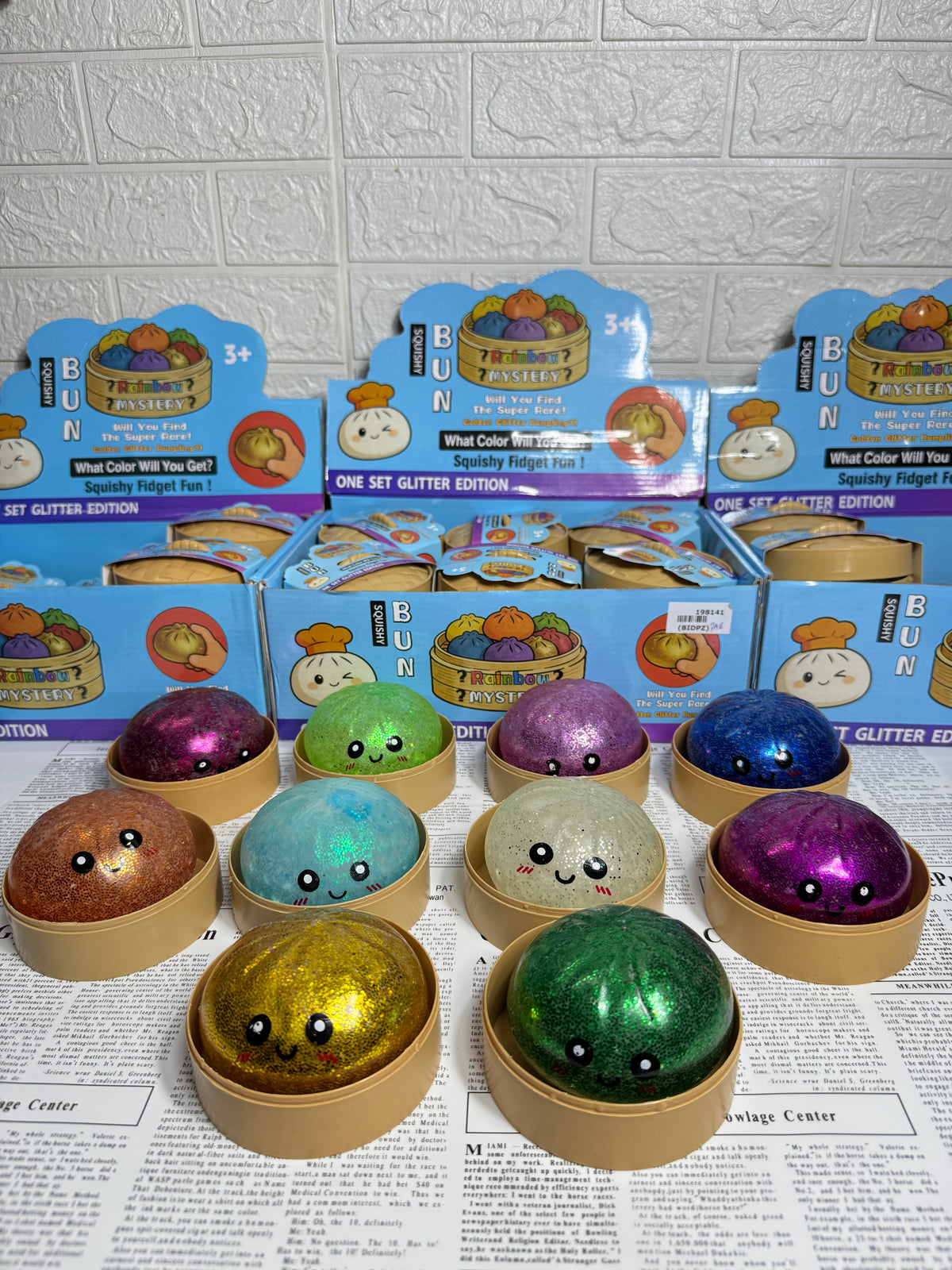 Glitter Orbeez Dumpling Squishy