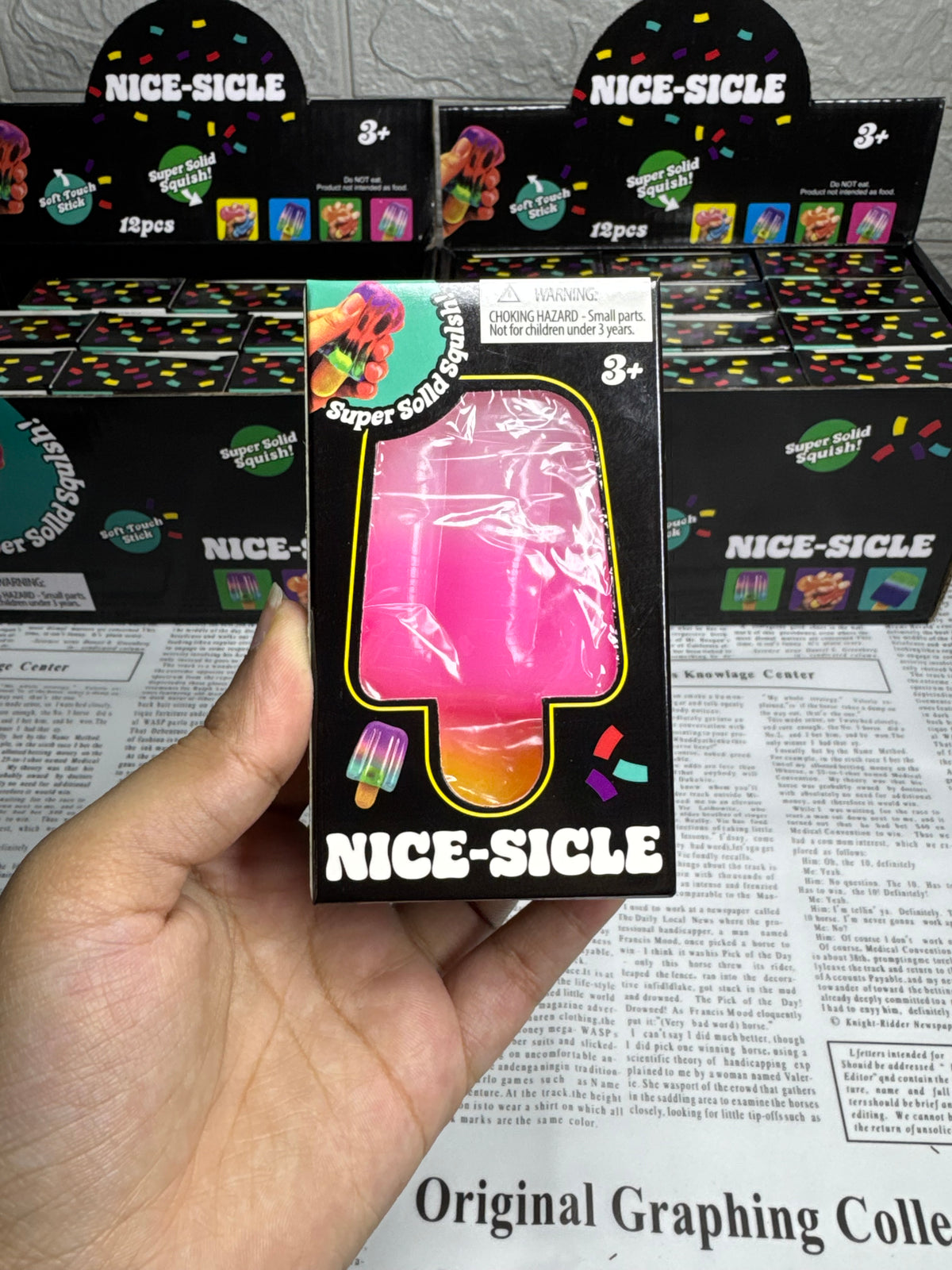 Viral Needoh Nice Sicle Squishy Toy |  Sensory Squeeze Toy