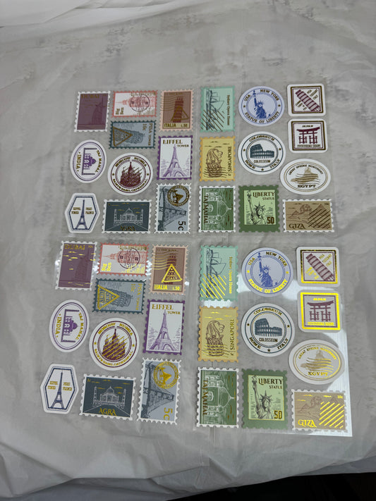 Stamp stickers