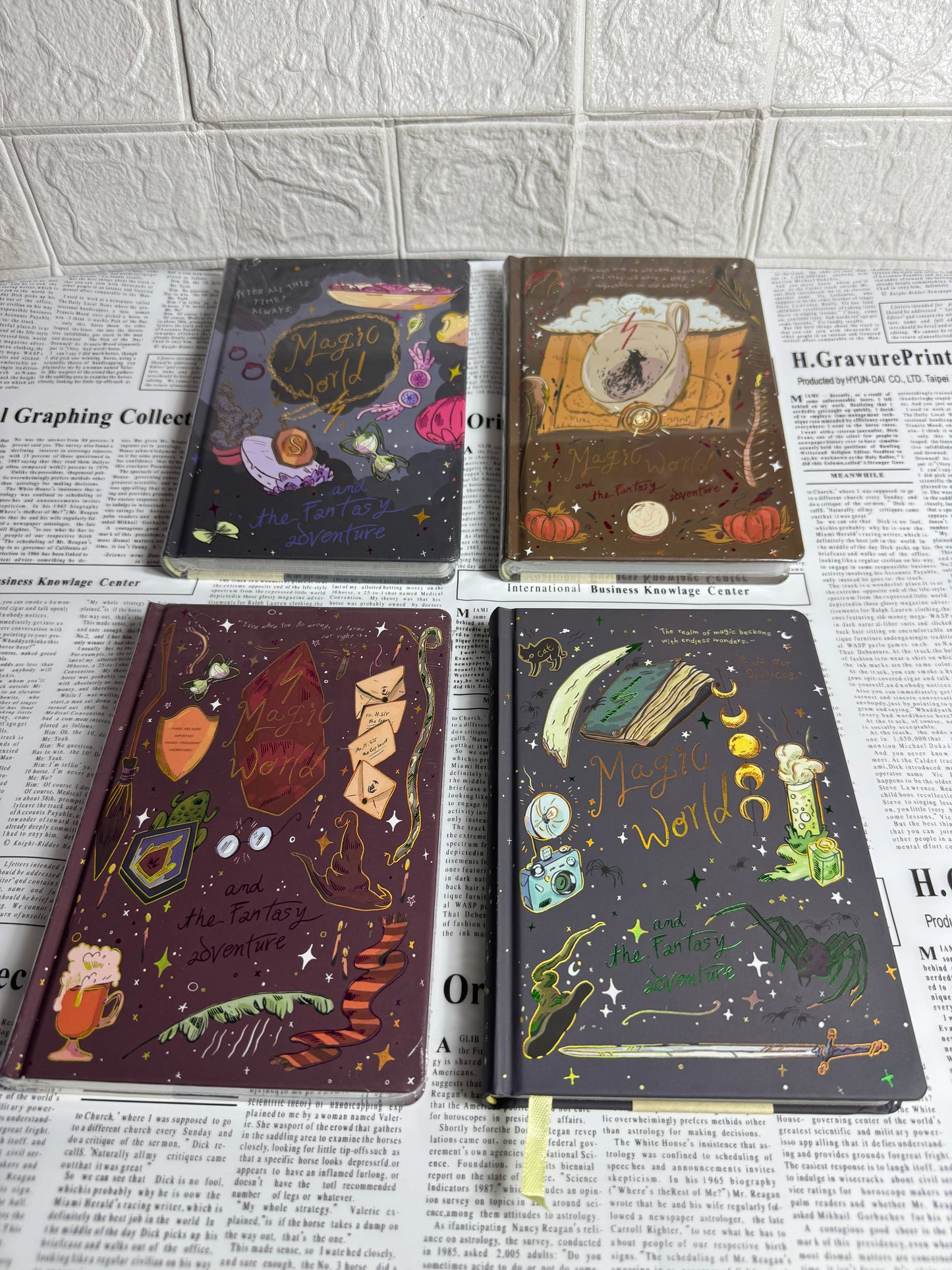 Wizard Magic Street Journal | Fantasy Adventure Notebook (Printed Pages)