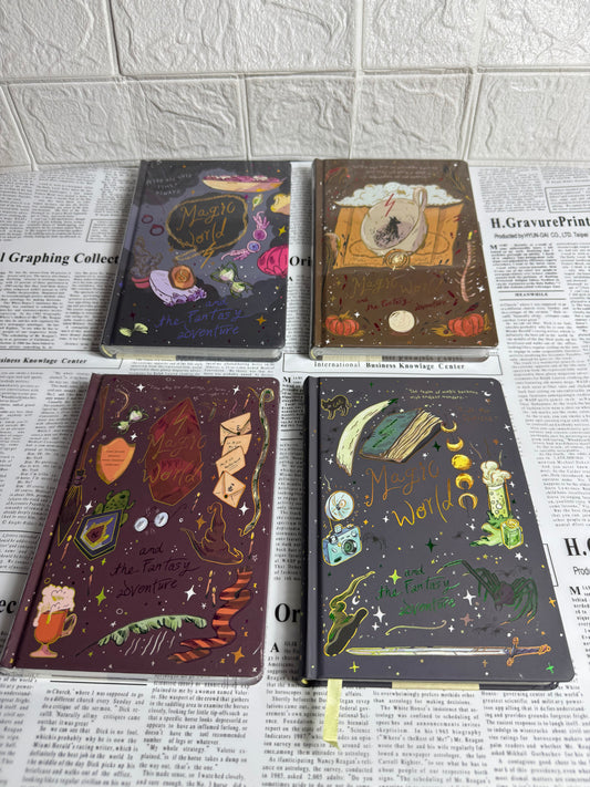 Wizard Magic Street Journal | Fantasy Adventure Notebook (Printed Pages)