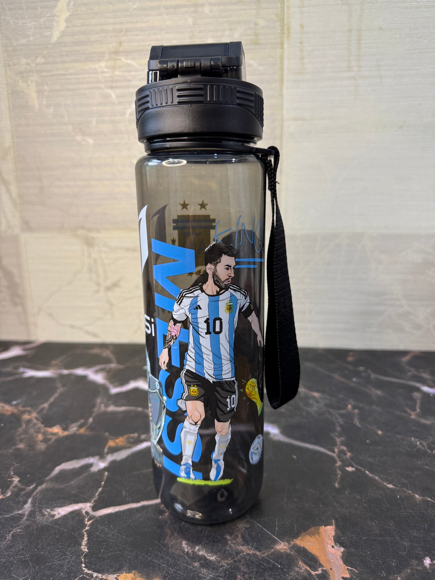Messi water bottle