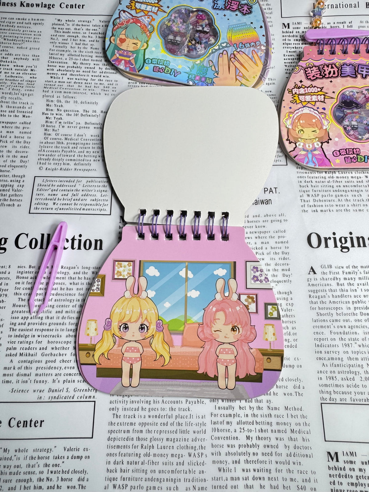 Nail Art Activity & Sticker Book